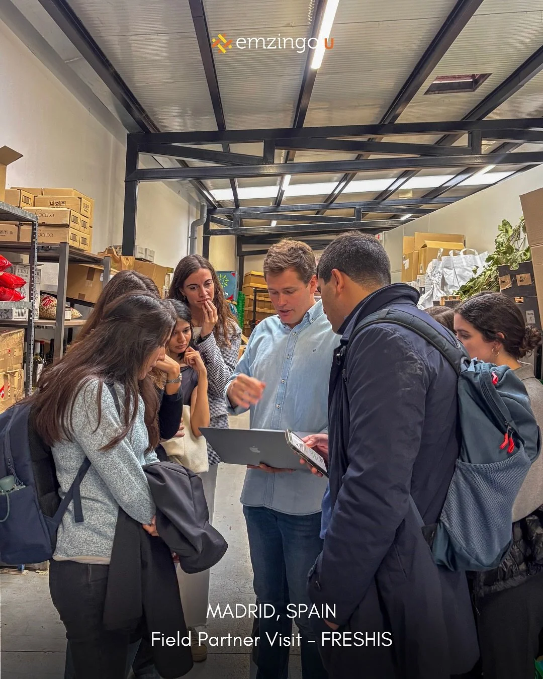 Field Partner Visit - Freshis

During SIL, our participants visited Freshis, where founder Lluis Puig shared the inspiring story behind the company and gave us a tour of their operations.

Freshis connects local farmers directly with consumers, promo