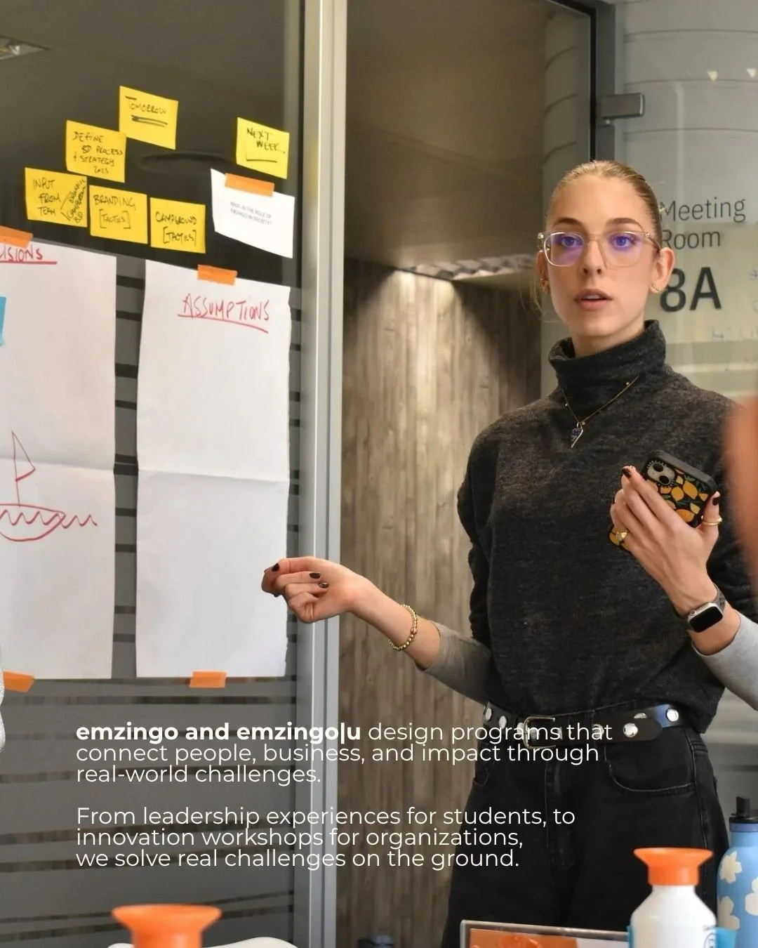 At emzingo and emzingo|u, we design programs that connect people, business, and impact through real-world challenges - both in-person and remotely.

We create leadership experiences for students in collaboration with universities, organizations, and 