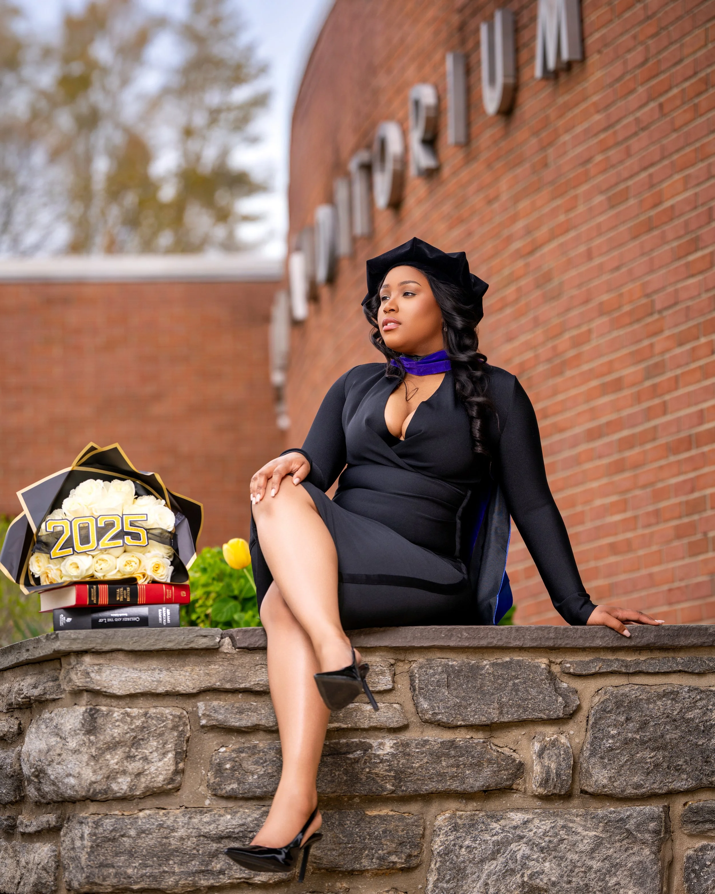 Female graduate portrait photography Philadelphia by Ran With A Cam