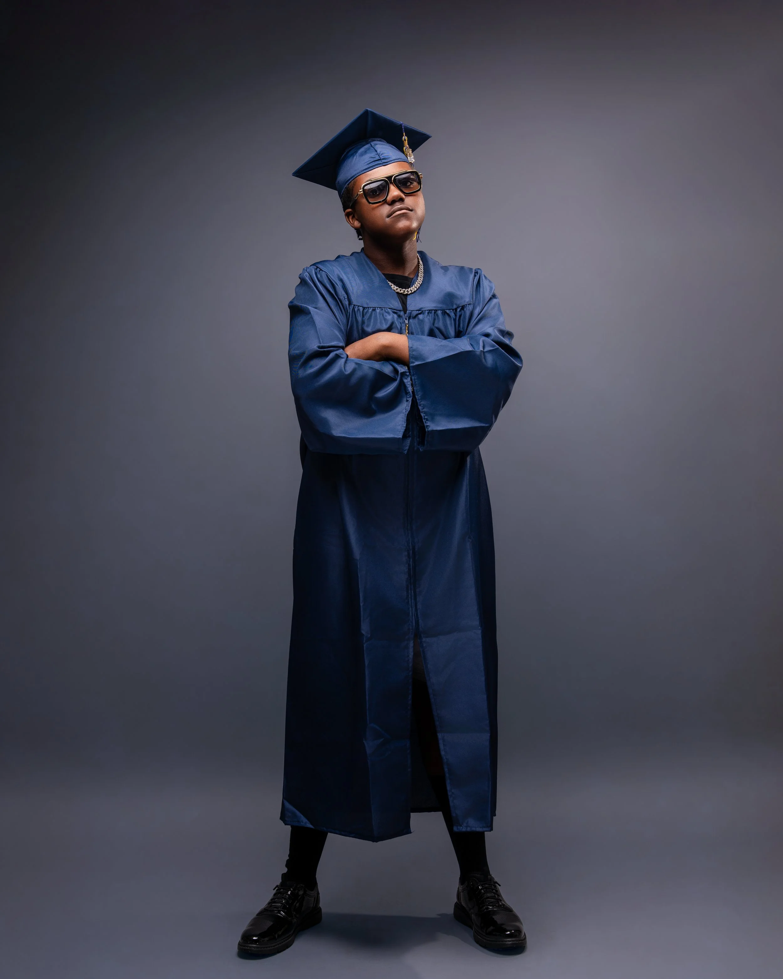 Studio graduation portrait photography Philadelphia by Ran With A Cam