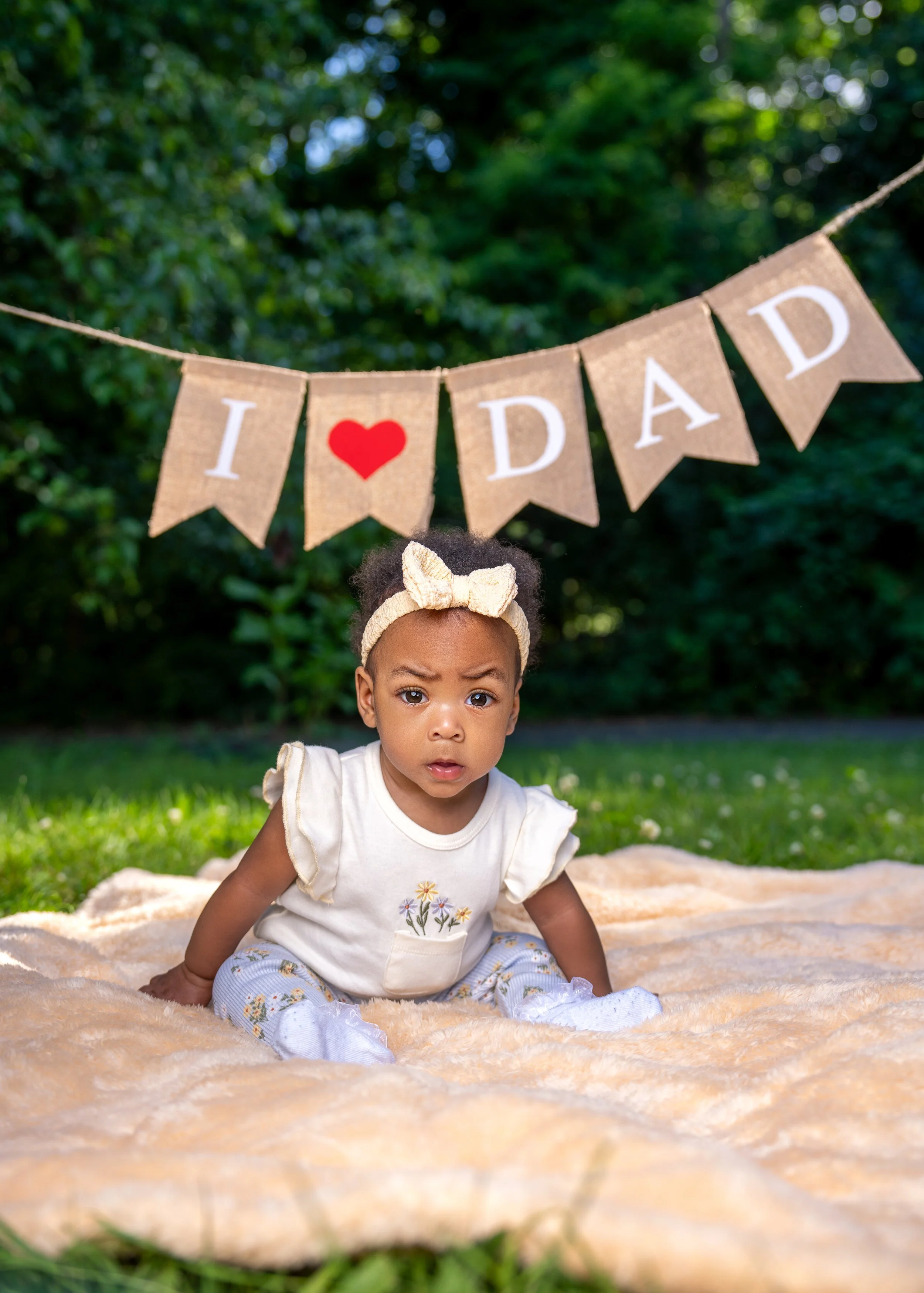 Baby milestone photography session in Philadelphia by Ran With A Cam