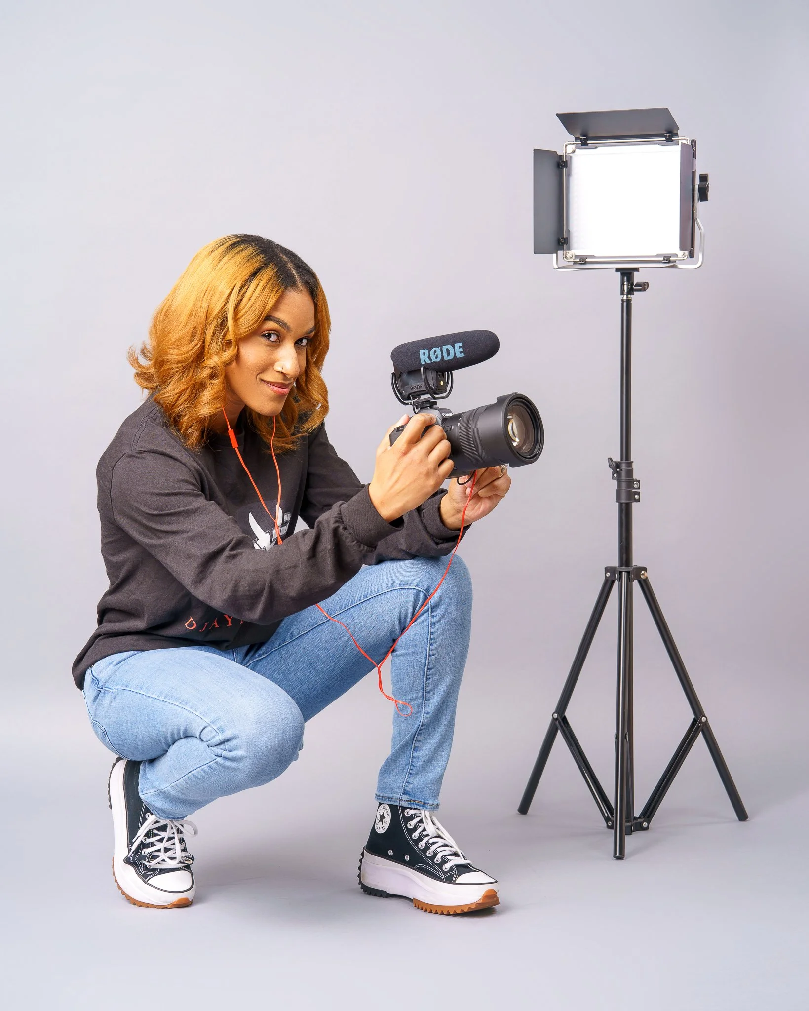 Creative professional headshot photography session Philadelphia by Ran With A Cam