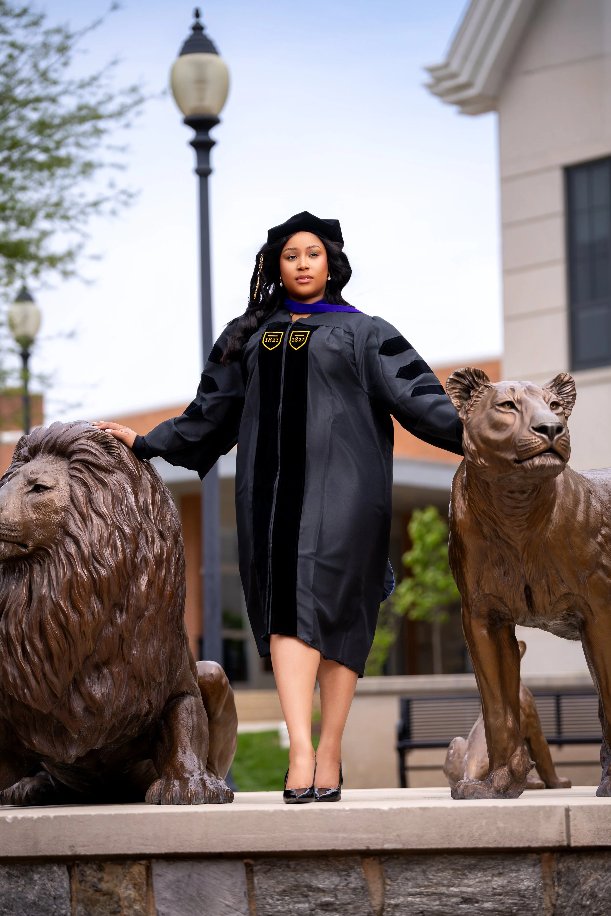 Professional graduation photography portrait in Philadelphia by Ran With A Cam