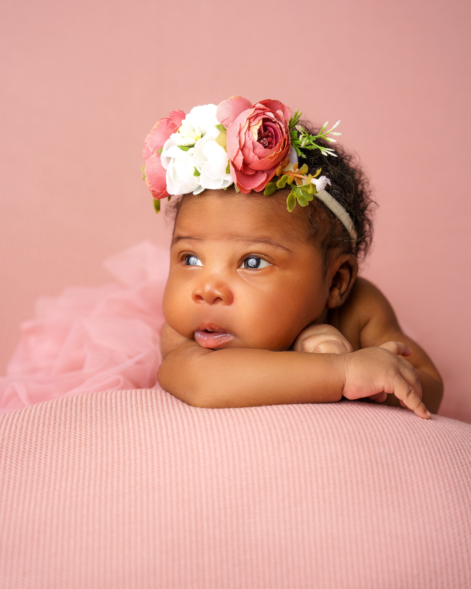 Studio newborn portrait photography in Philadelphia by Ran With A Cam