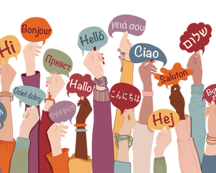 Geometric drawing of an outline square with sections divided by vertical, horizontal, and half circle lines.