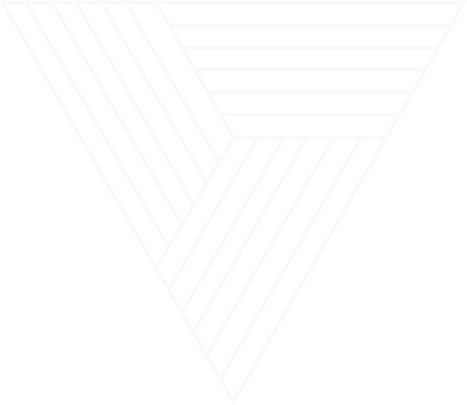 A black background with white outlines forming a 3D geometric shape resembling a wireframe pyramid or prism with distinct layered sections.