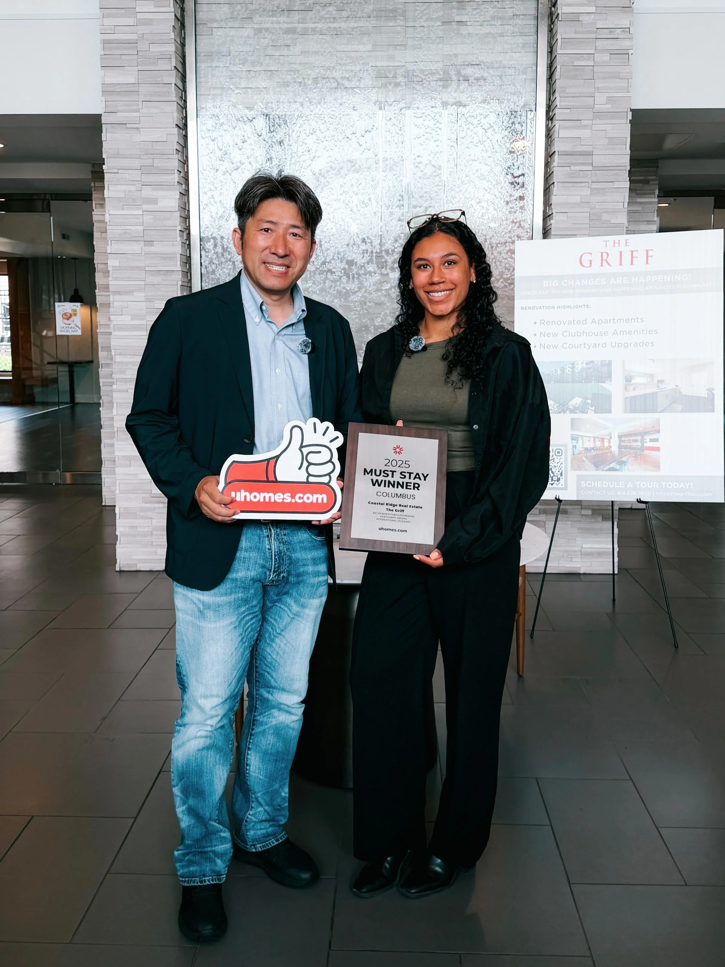 What an honor hosting @uhomescom today! 💌

We love working with this incredible team and were so excited to have them visit. This award means the world to us, and we&rsquo;re grateful for such an amazing partnership. We can&rsquo;t wait to continue 