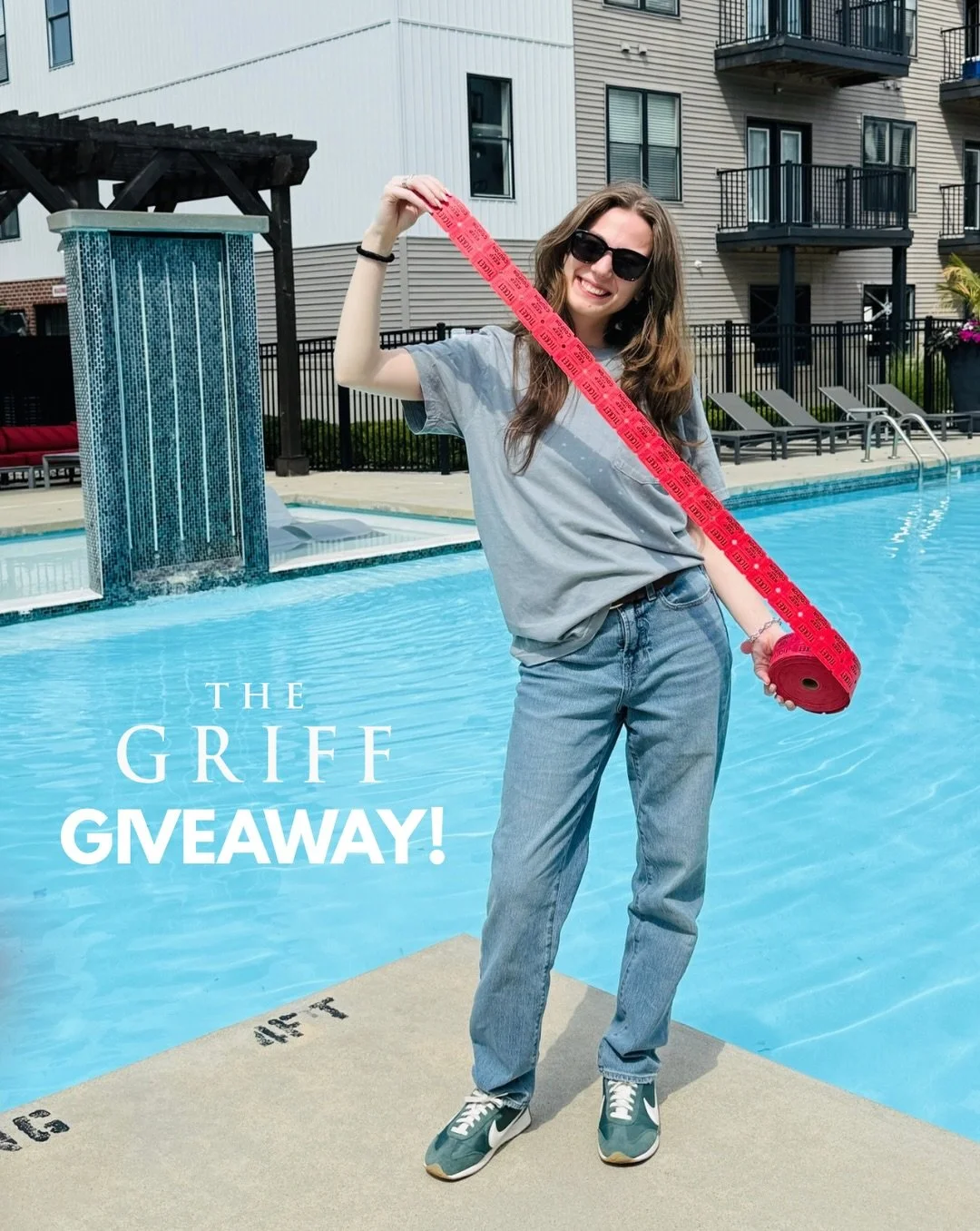 Summer&rsquo;s not over yet 🏊&zwj;♀️🎟️

We&rsquo;ve got a brand new portable TV up for grabs &mdash; perfect for tailgate season &mdash; and your shot at winning is in your move-in packet.

Every new resident moving in on the 19th gets a raffle tic