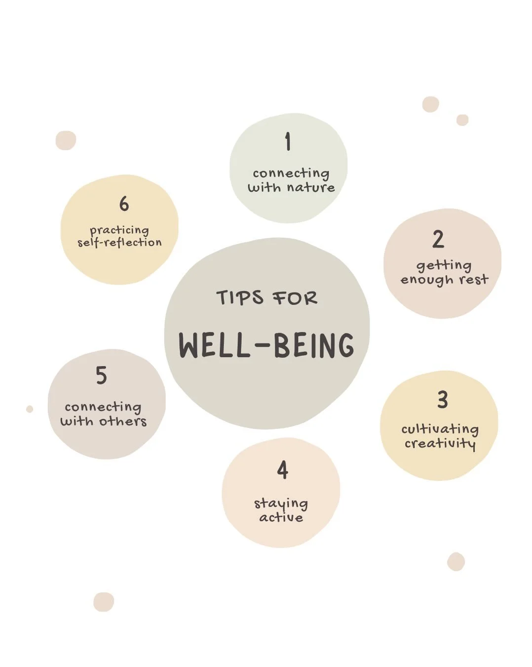🌿 Your well-being matters!

Taking care of yourself goes beyond the big things &mdash; it&rsquo;s in the little habits, the boundaries you set, the rest you allow yourself, and the connections you make along the way. 🤍

Swipe through our 6 tips for