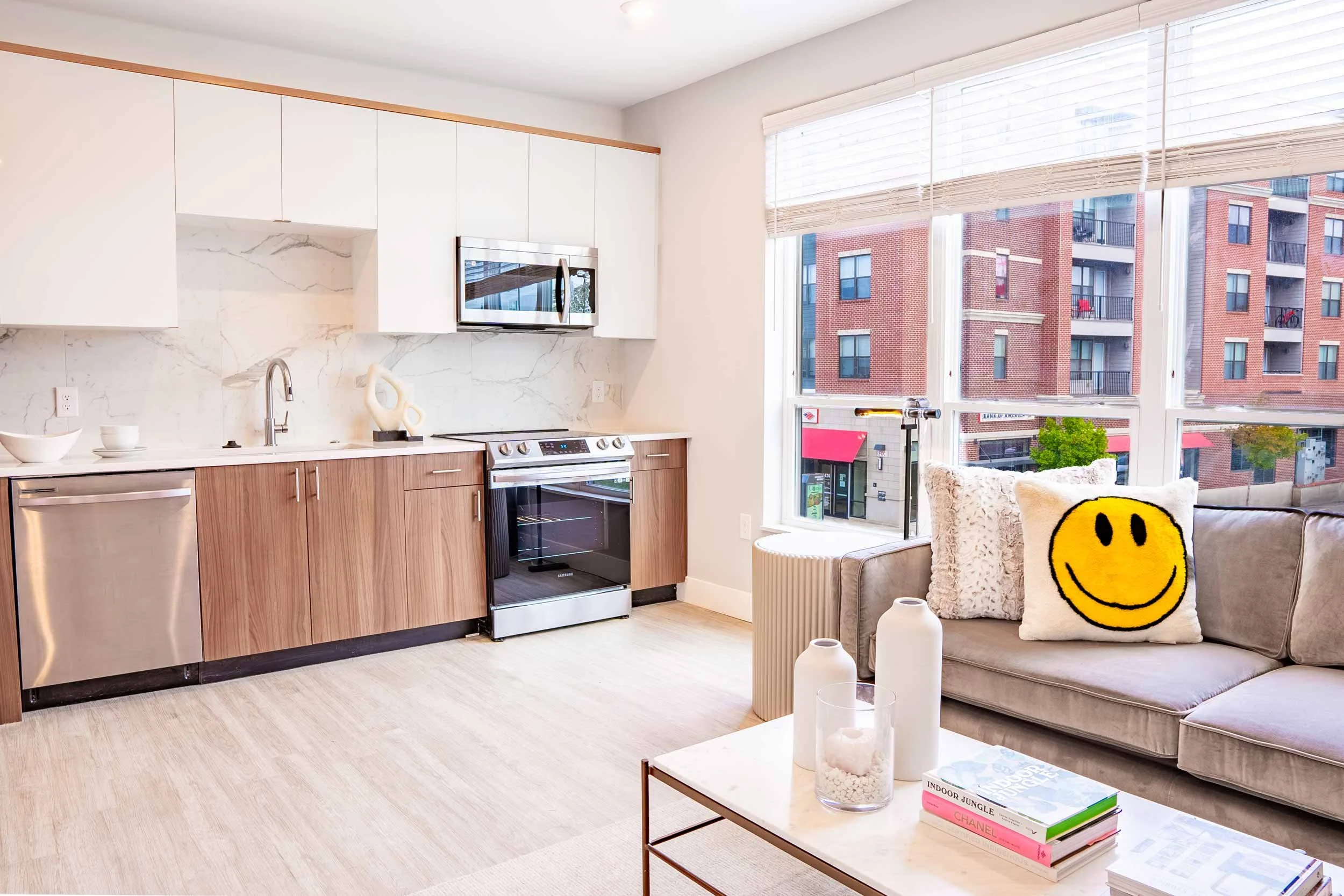 8th and High - Kitchen and Living Room