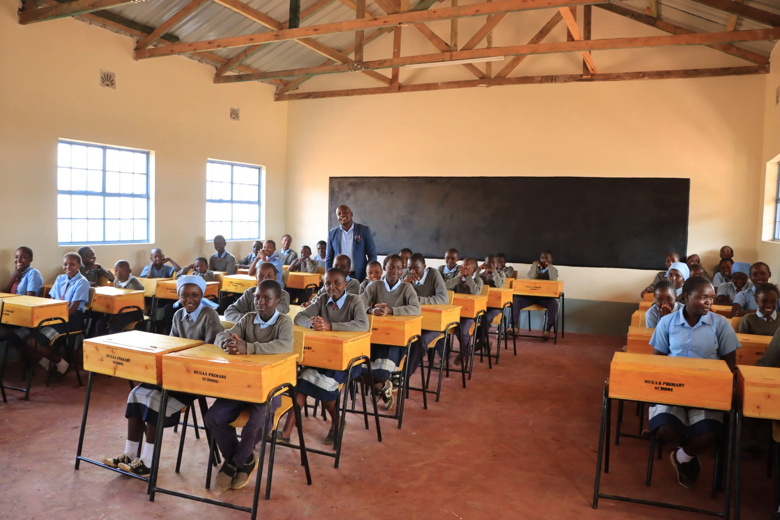 Celebrating Progress: Mugaa Classroom Block Construction