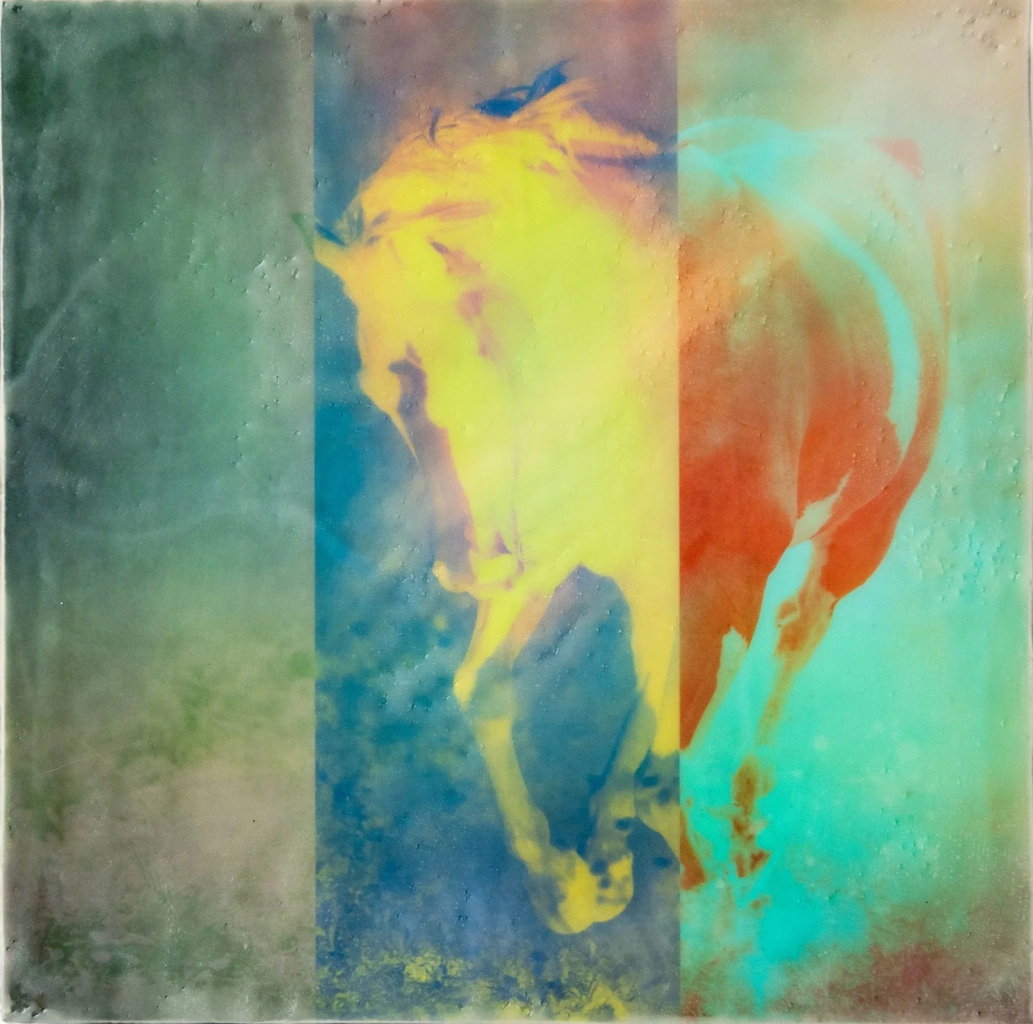 PAINT by Christy Dunn Western Art Rendezvous West Collection mixed media wax and fire painting encaustic technique