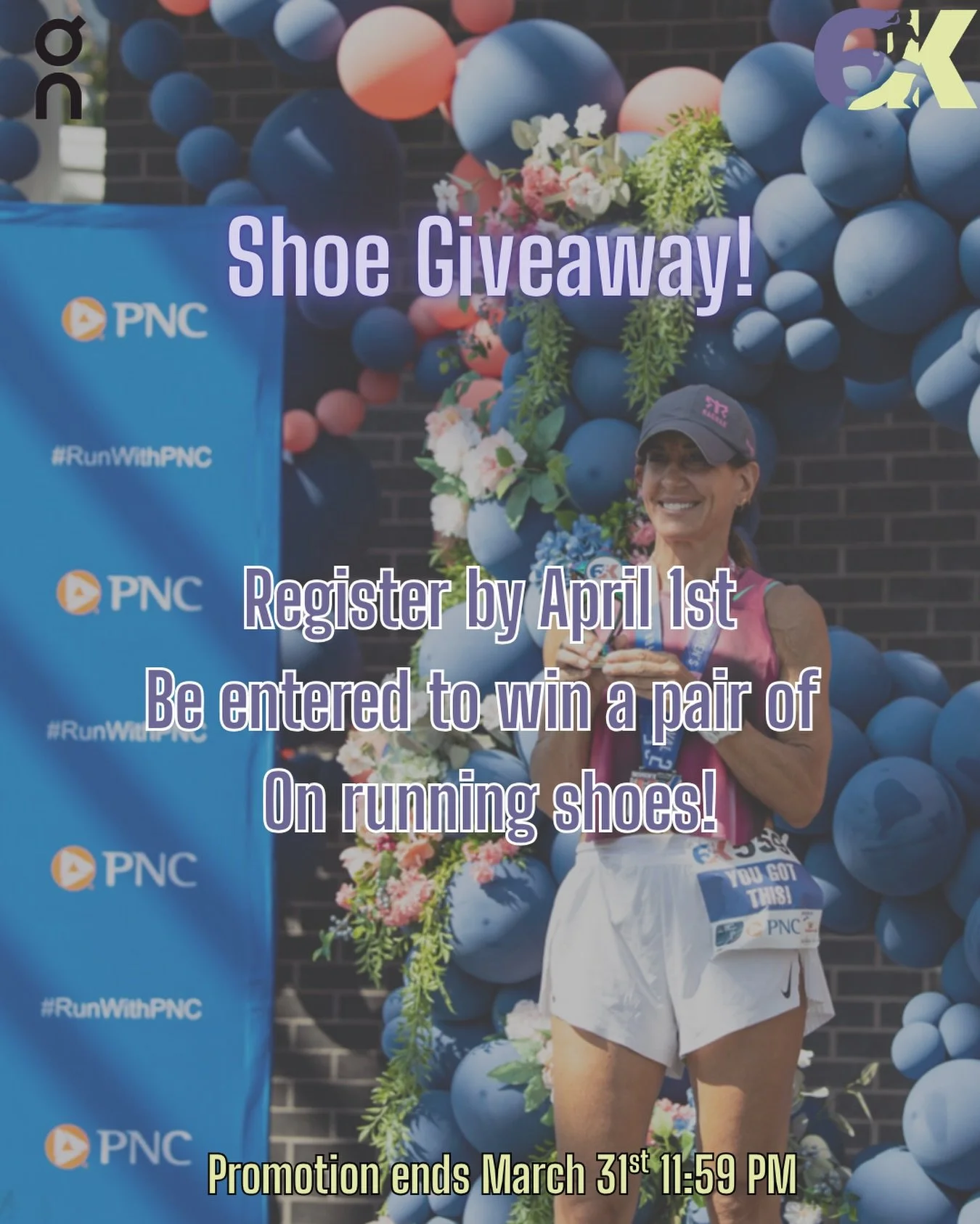 Shoe Giveaway Alert! ‼️ 

If you have been putting off registering for this year&rsquo;s race, this is your sign to do it! 

Register before April 1st and be entered to Win a free pair of @On running shoes! 

Redeemable at @secondsolecanton ! 

#wome