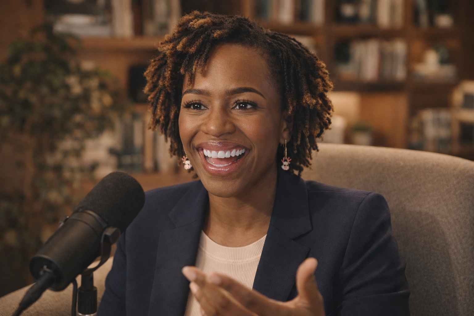 Leader speaking on organizational effectiveness  and culture