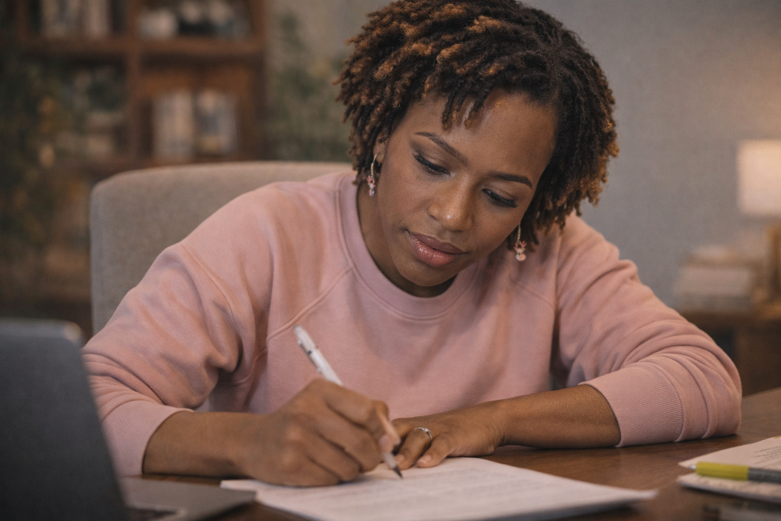 leader writing and strategic planning for organizations