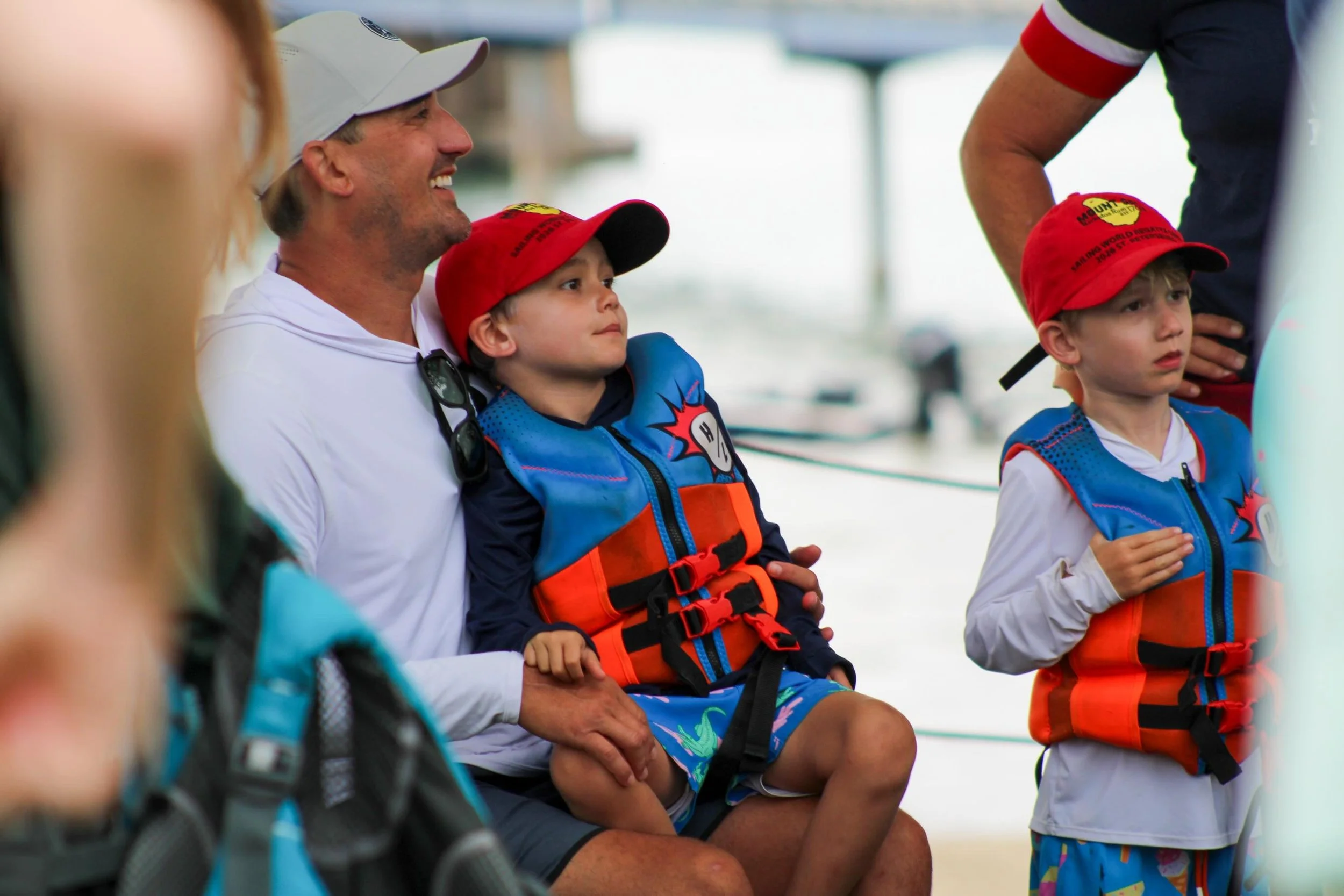 9AM: Meet at East Lawn.

Youth sailors wait patiently to meet their Pros. Some are new to the Lightning, others returning, all ready for a fun morning of racing, and an ice cream ticket once finished 🍦

2026 Sean Gregory PRO/AM