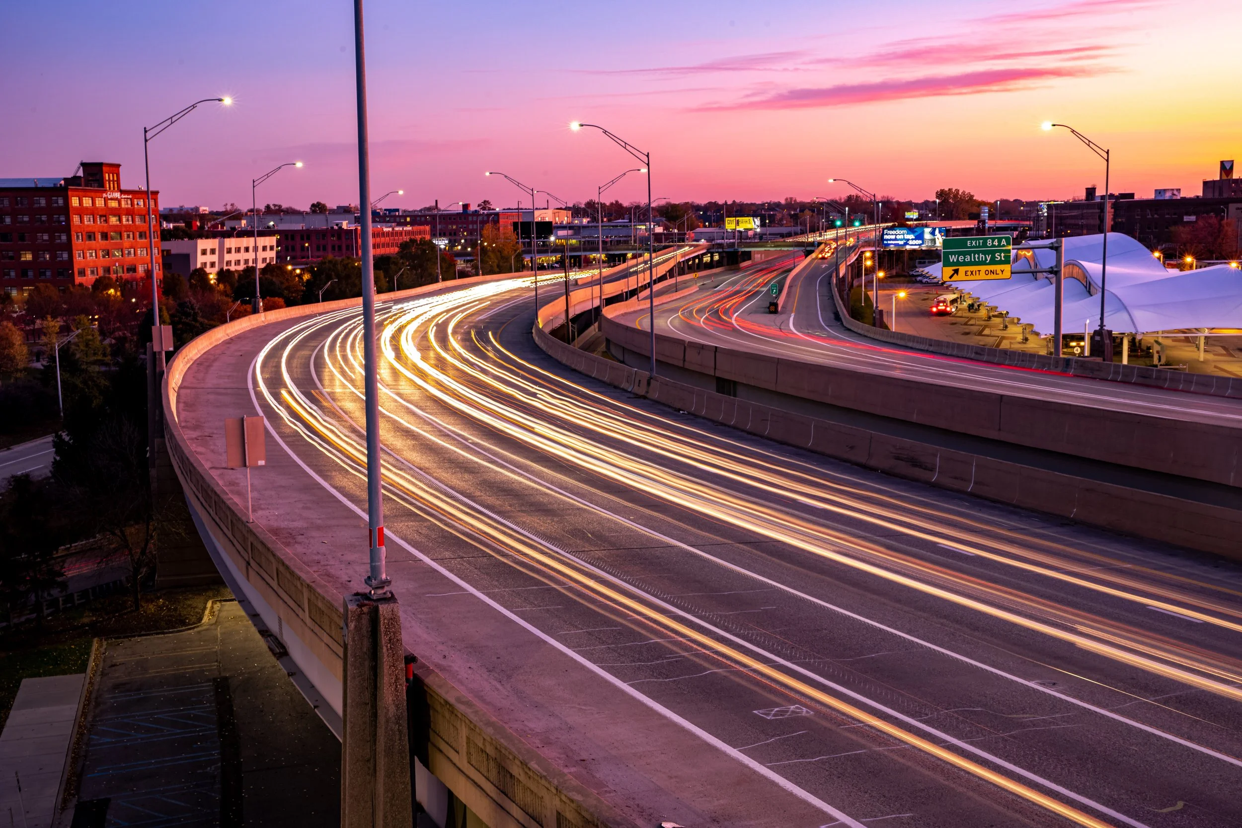 Grand Rapids S-Curve on US-131