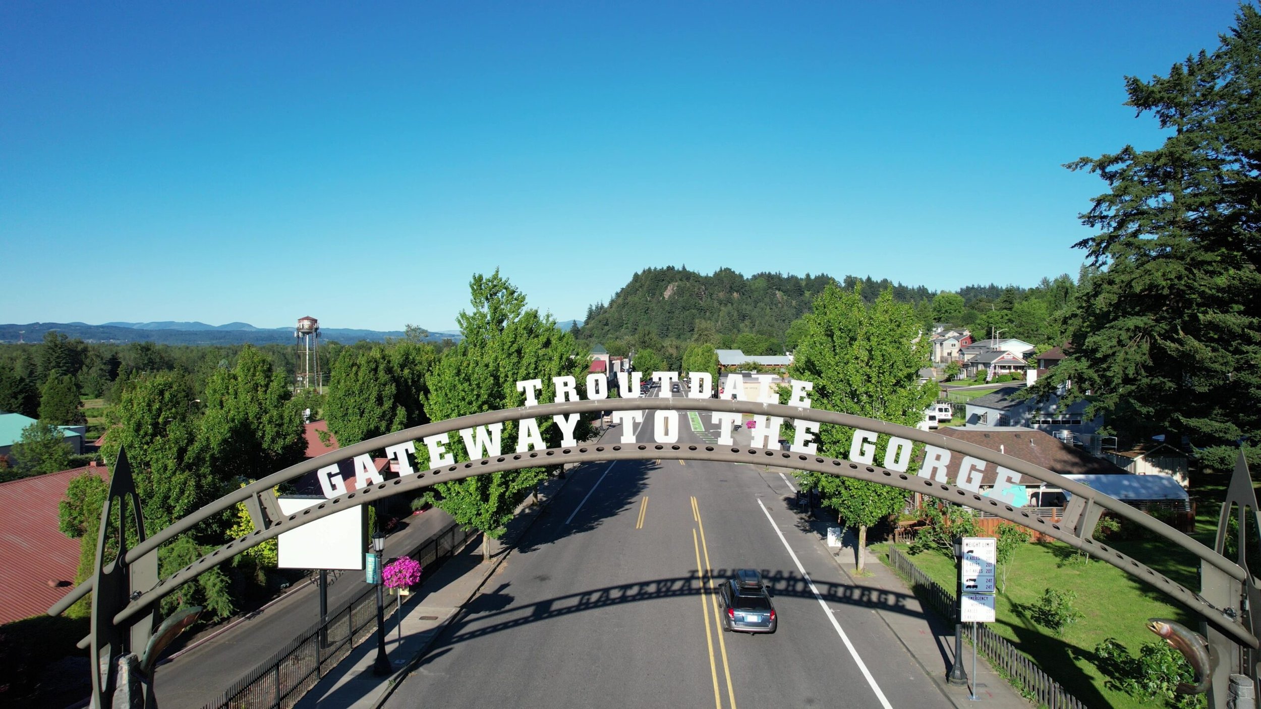 Service area image of the Troutdale sign for troutdale oregon real estate services