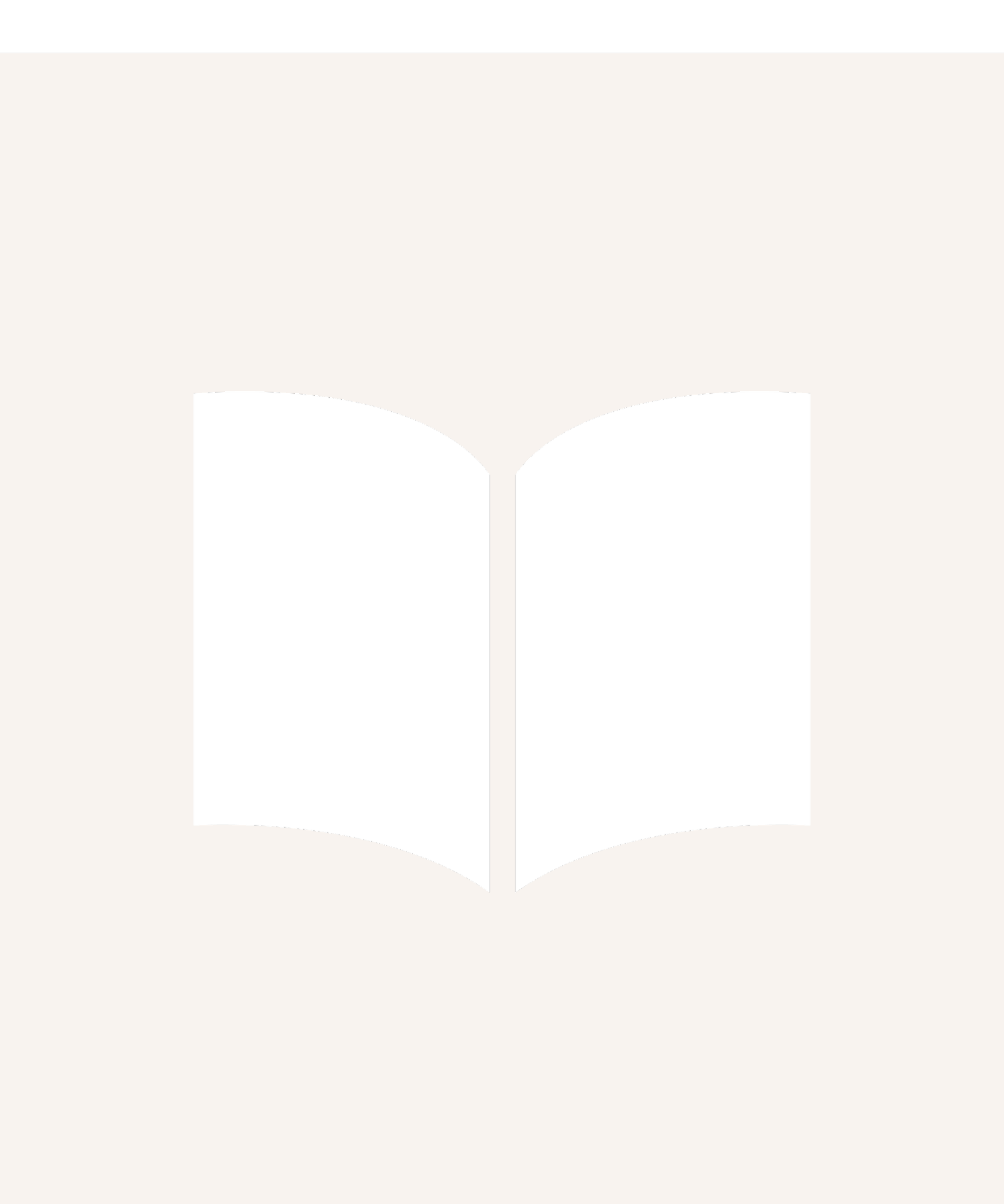 Icon of an open book in black silhouette on a light background.