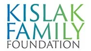 Kislak Family Foundation logo with the foundation's name in blue and green text.