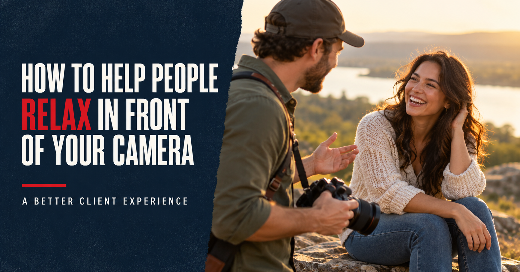 How to Help People Relax in Front of Your Camera