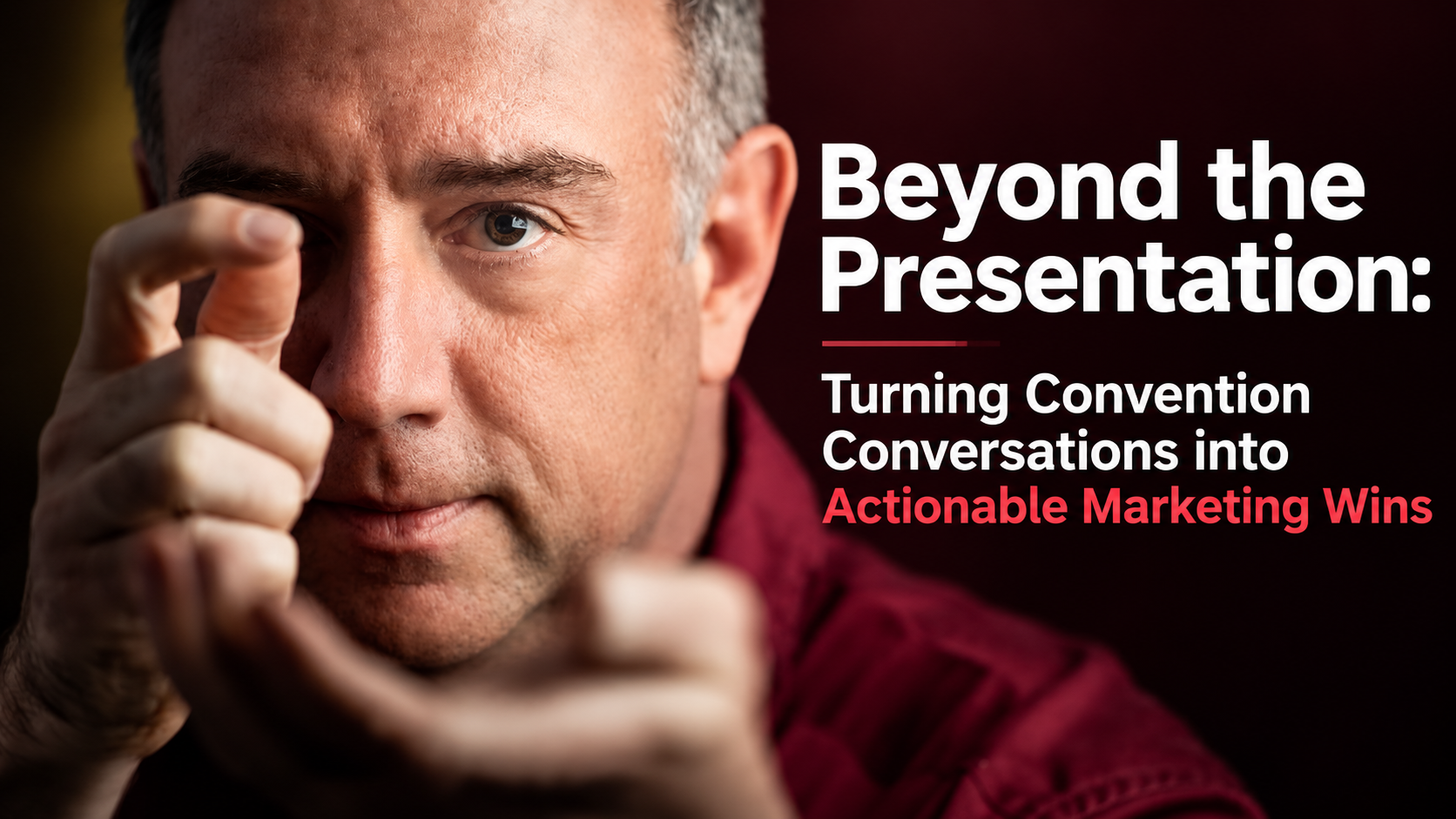 Beyond the Presentation: Turning Convention Conversations into Actionable Marketing Wins