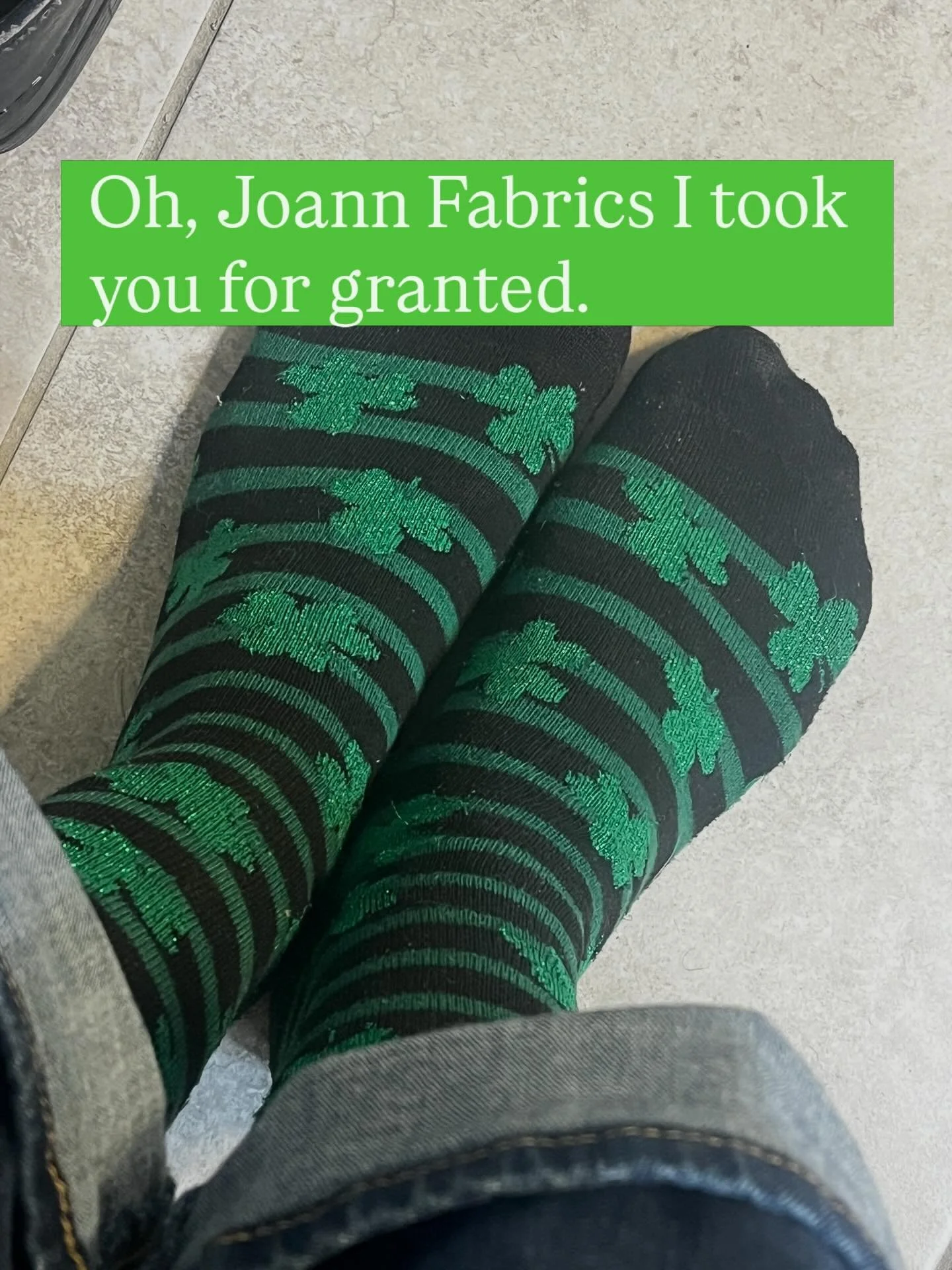 We had a tumultuous relationship. I was constantly disappointed in you. You were messy and unorganized; maybe a little too much like me. But I could always count on the impulse buy holiday sock selection. There was always a good selection of fun and 