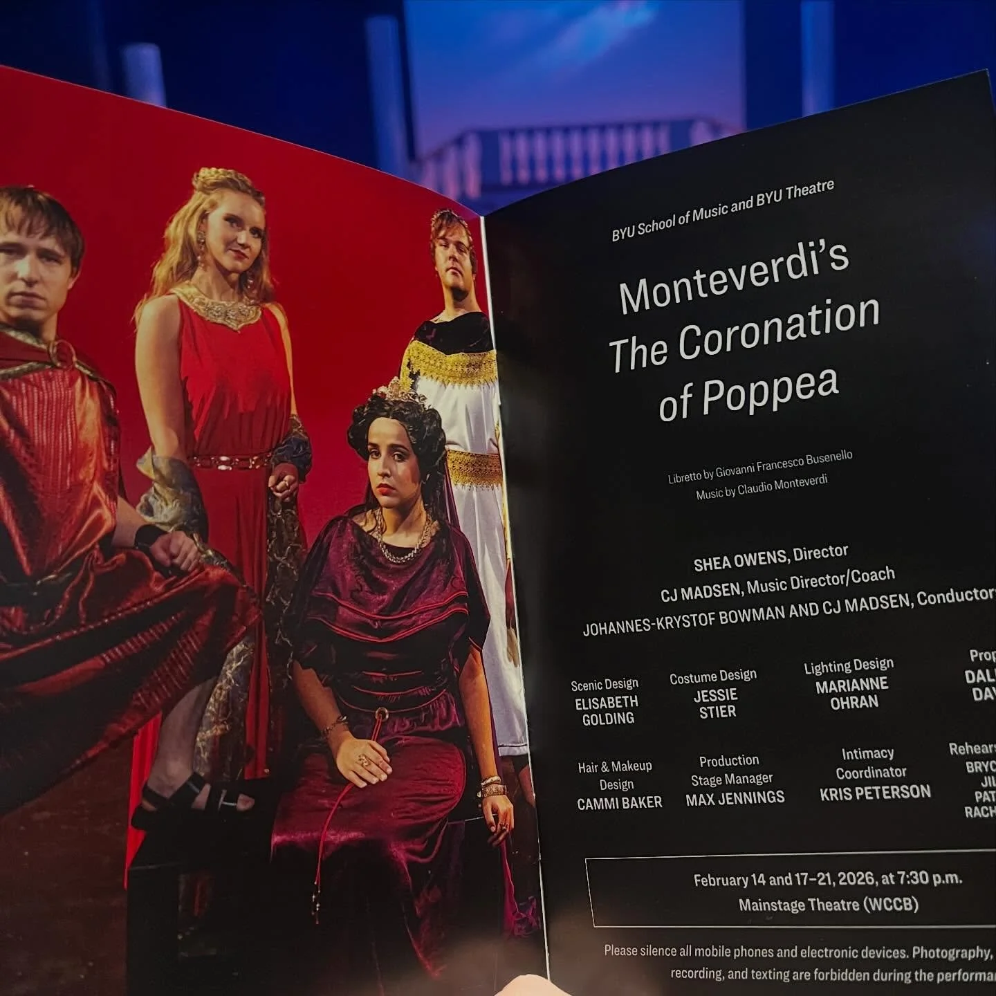 My last costume design project as a student at BYU. This has been such a fun project. Come see the show on the Mainstage Theatre in West Campus. 2/14/26-2/21/26. @byuopera @byutma #costumedesign