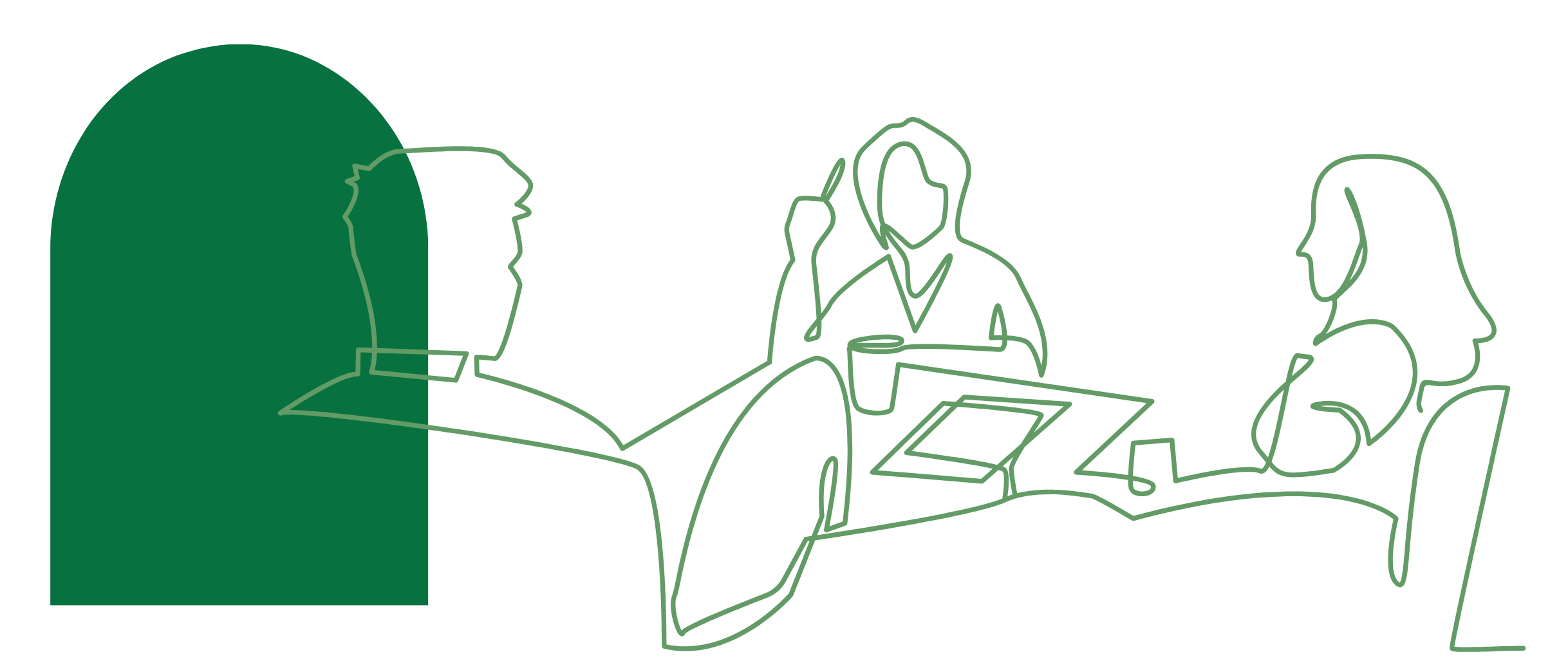 Growing team discussing hiring SupportCo Studios to manage customer service