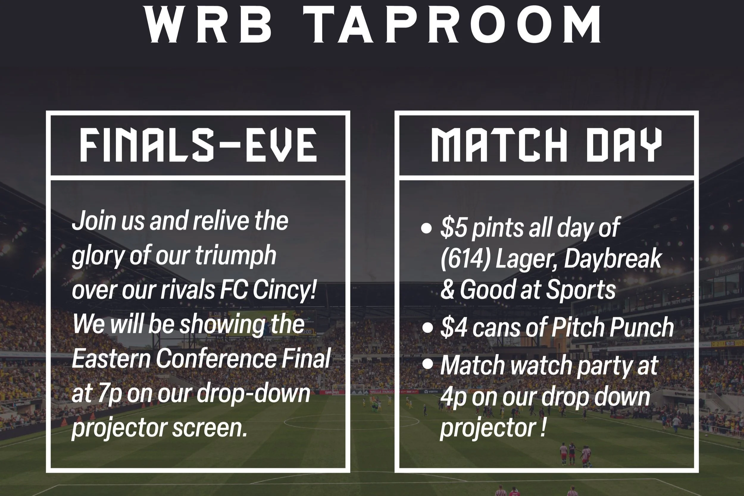 Crew Watch Party - MLS Final!