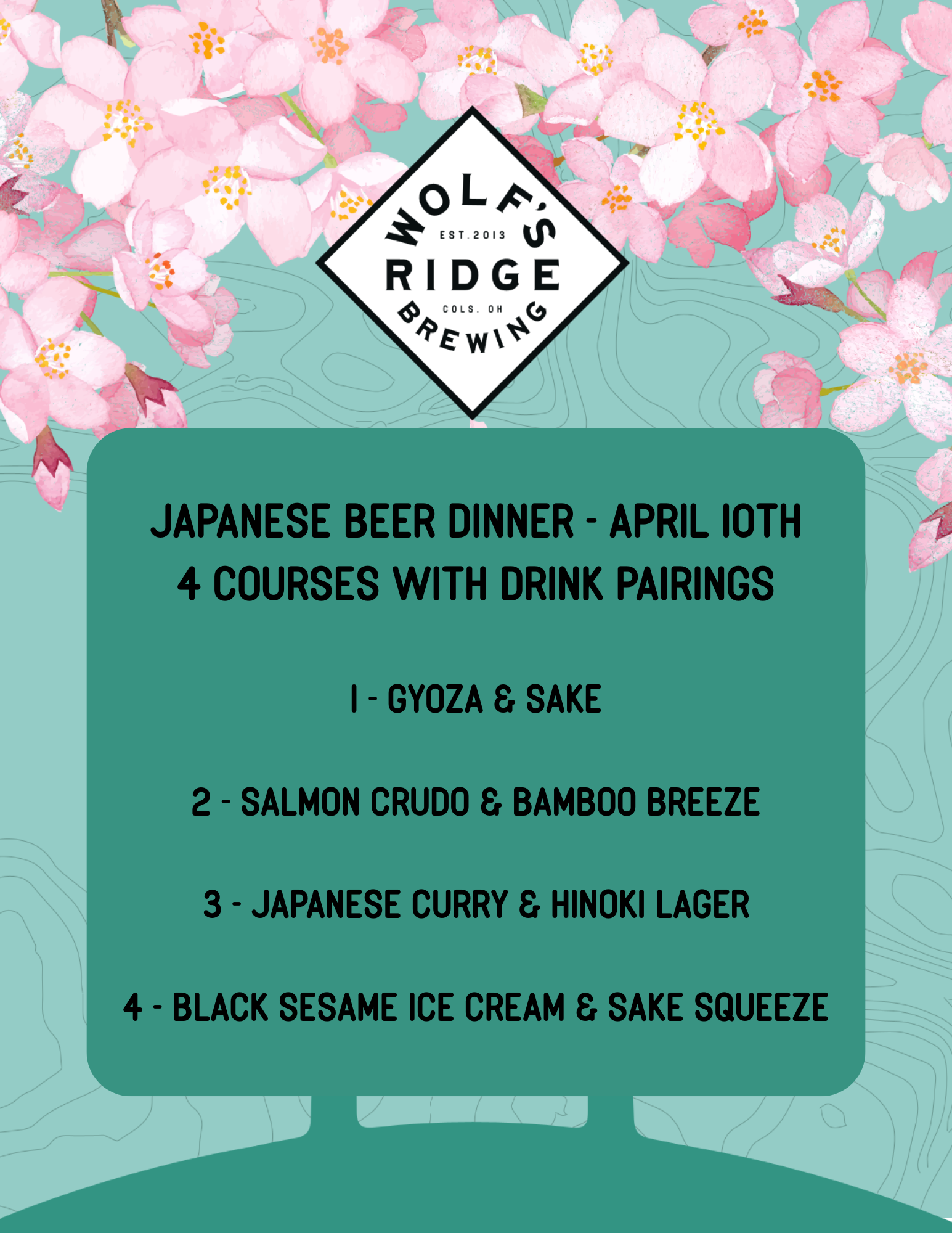 Japanese Beer Dinner