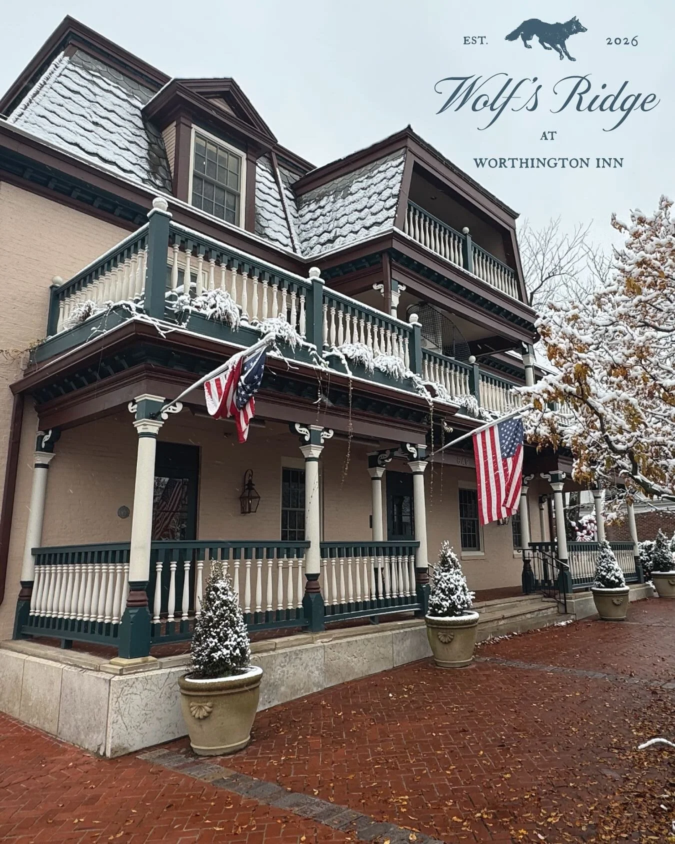 There&rsquo;s snow place like the Worthington Inn! We can&rsquo;t wait to warm up Worthington in the winter of 2026. ❄️🍻❄️