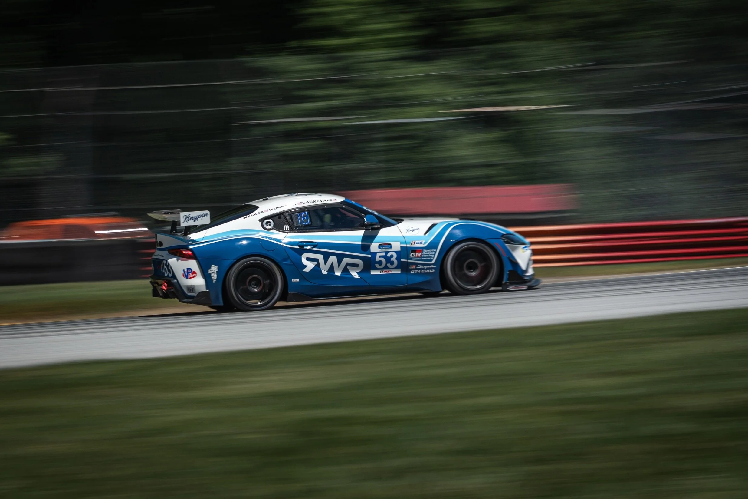 What a day at the O&rsquo;Reilly Auto Parts 4 Hours of Mid-Ohio.

Olga, Adien, and I had the chance to spend the day with the Kingpin Racing crew, and it was an absolute blast. From the paddock to the podium, the team was on fire all day long.

There