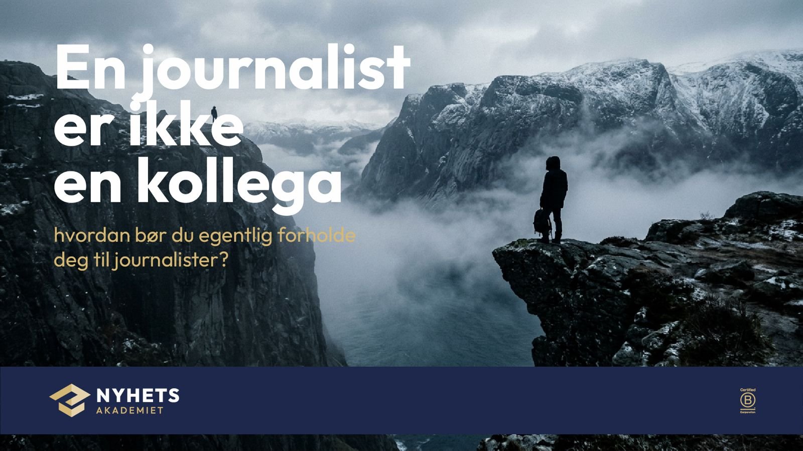 En journalist er ikke en kollega – hvordan samarbeider du effektivt?