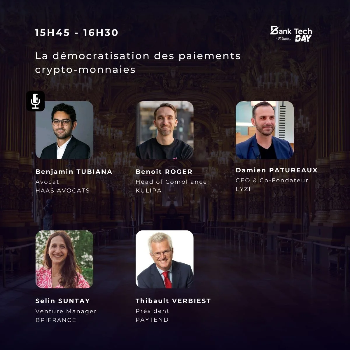 Participation au Bank Tech Day 2025