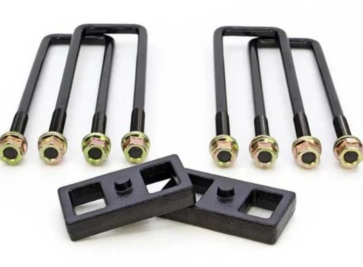 1" Rear Block Lift Kit for 11-24 CHEVY SILVERADO 2500, 3500HD - 2011-2024 GMC SIERRA 2500HD, 3500HD