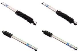 33-187297, 24-186025 Bilstein Front and Rear 5100 Series Shocks for 1999-2004 Ford F-250 Super Duty and 1999-2004 Ford F-350 Super Duty 4WD