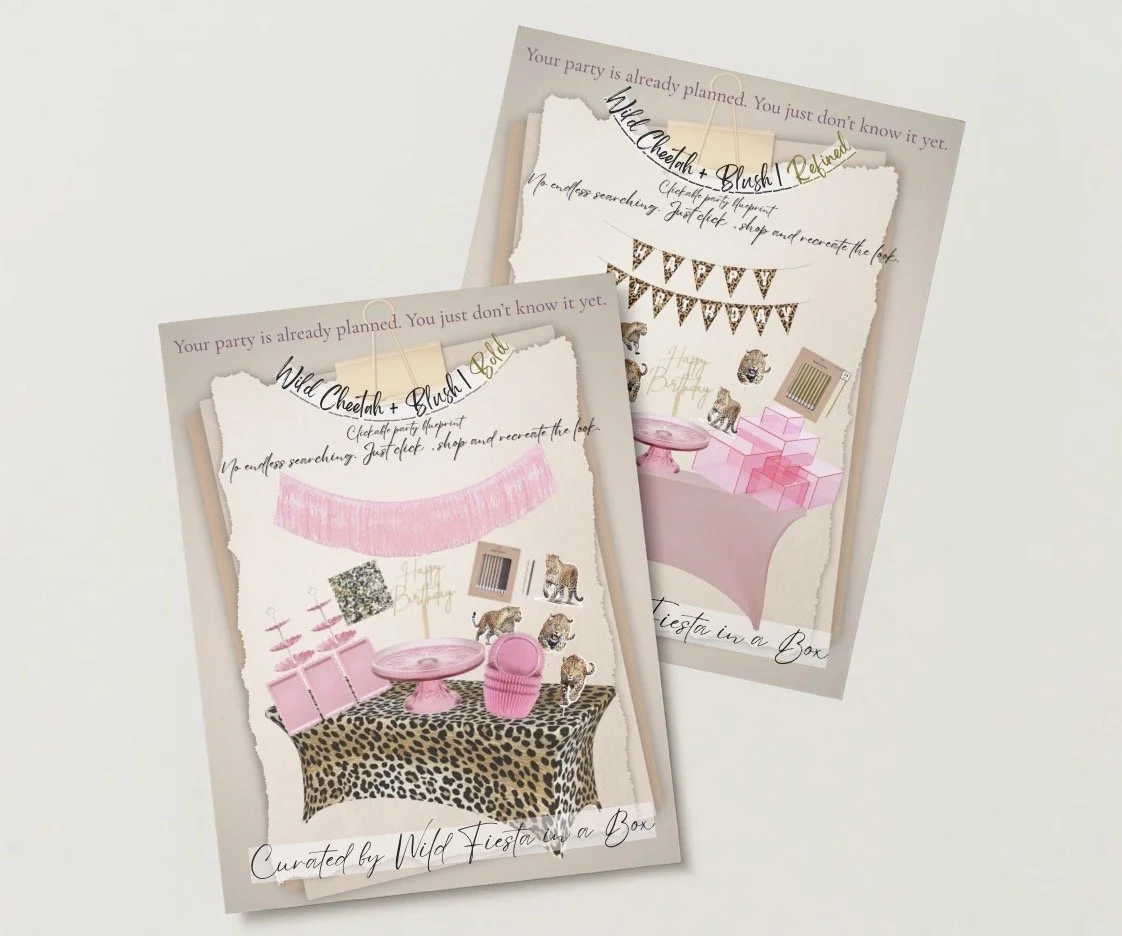 Wild Cheetah + Blush - Digital Box