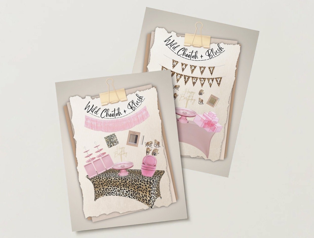 Wild Cheetah + Blush - Digital Box