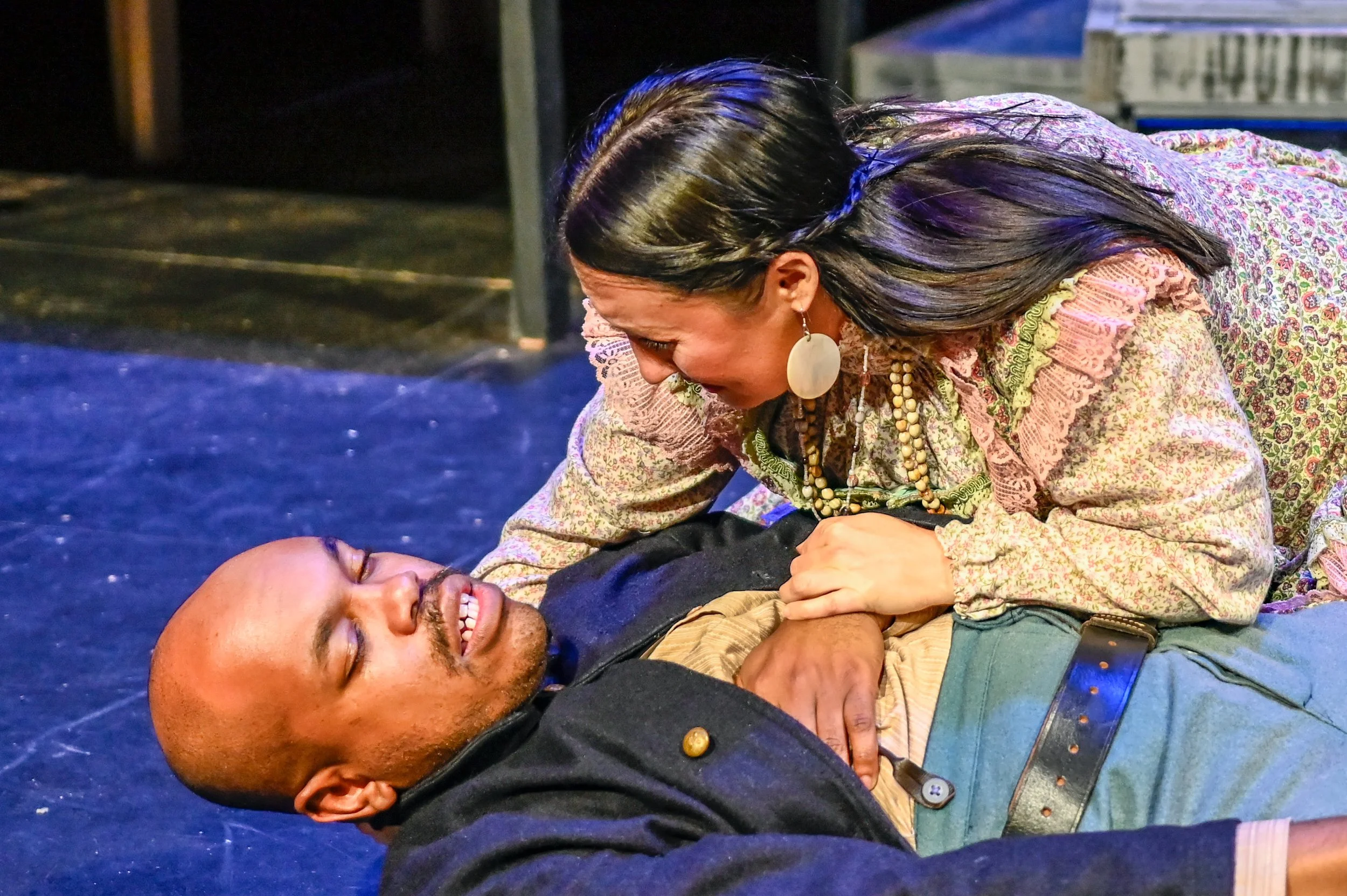 Ibrahim Buyckes as Cassio and Charmin Richardson as Bianca
