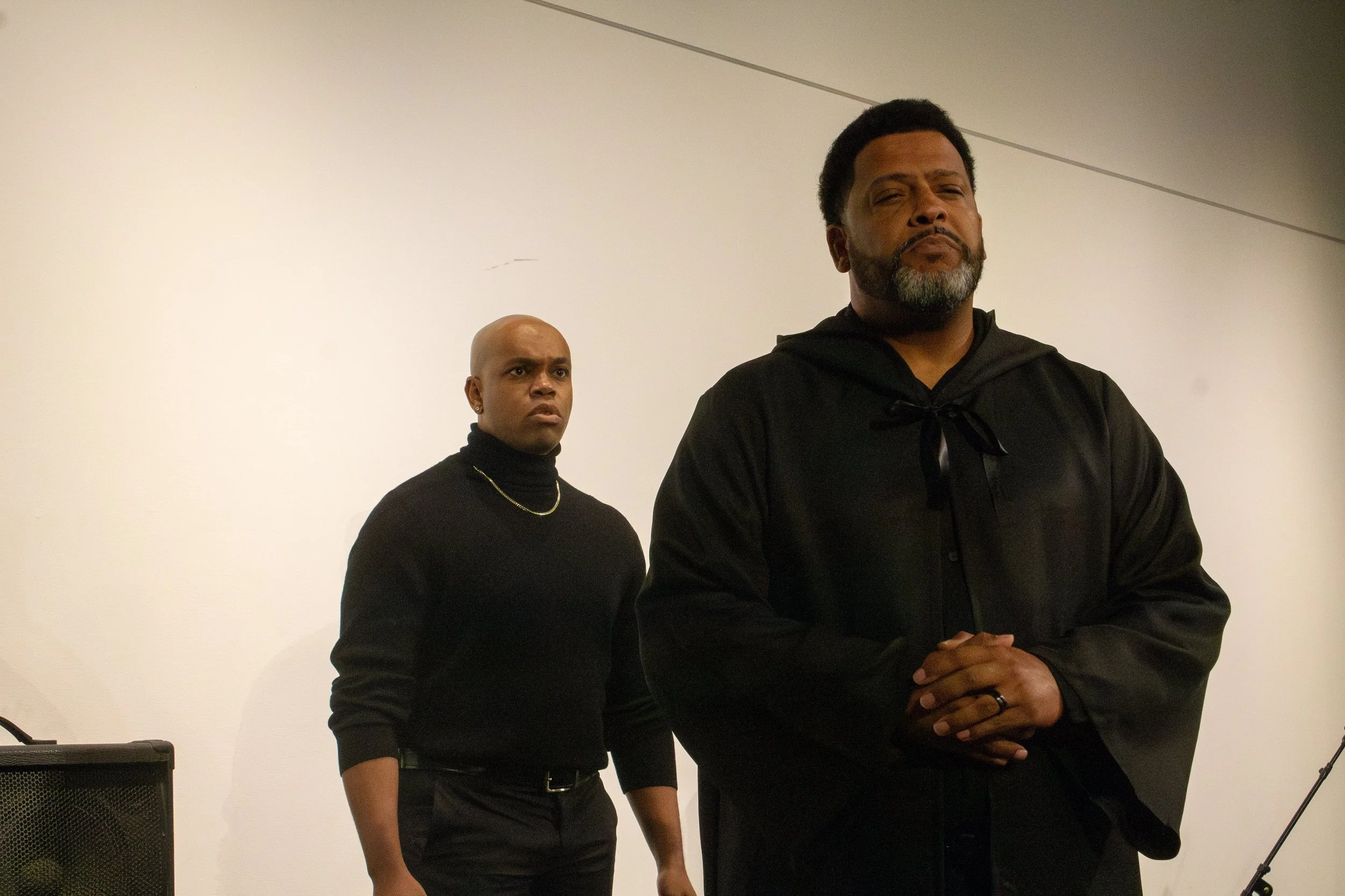 Actors David Harris and Ibrahim Buyckes