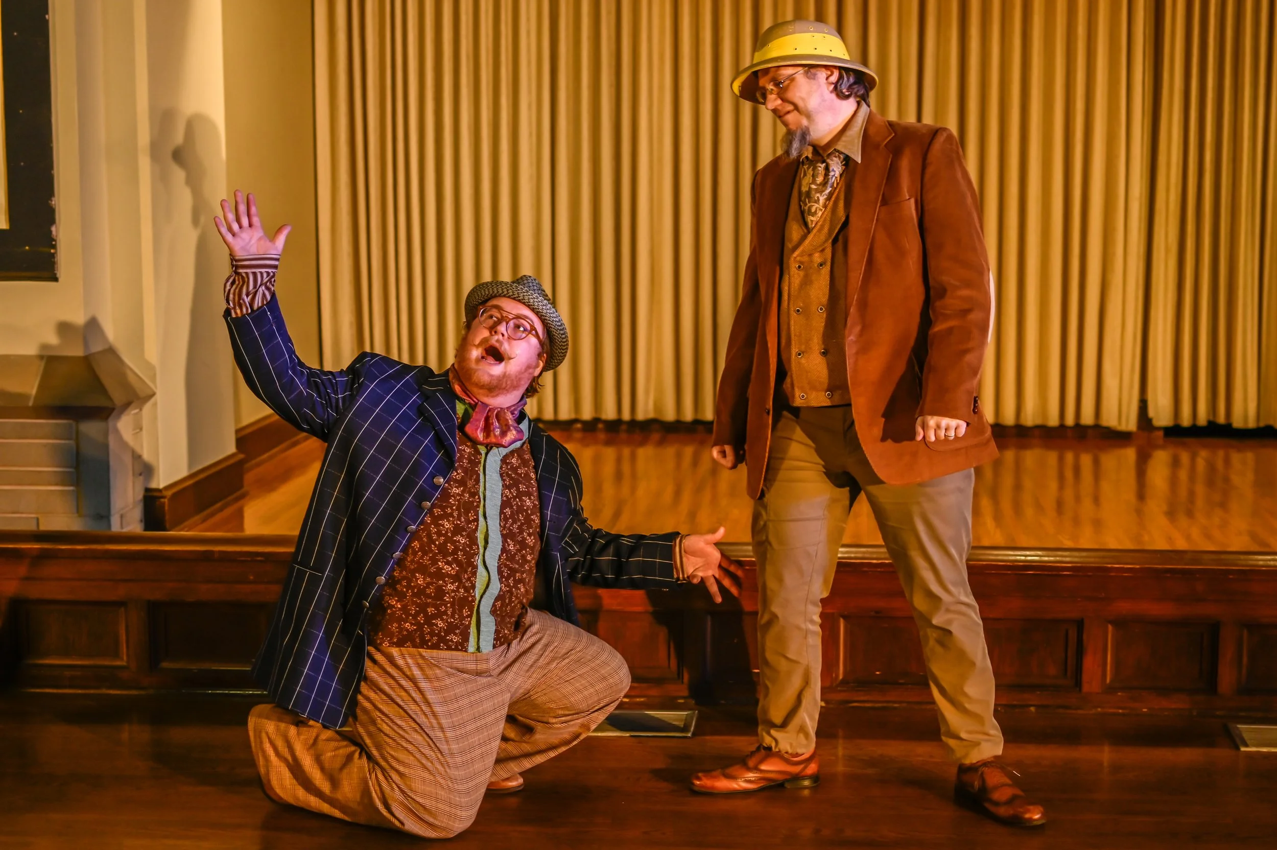 Quinn Blakely and Lucus Keppel as Andrew Aguecheek