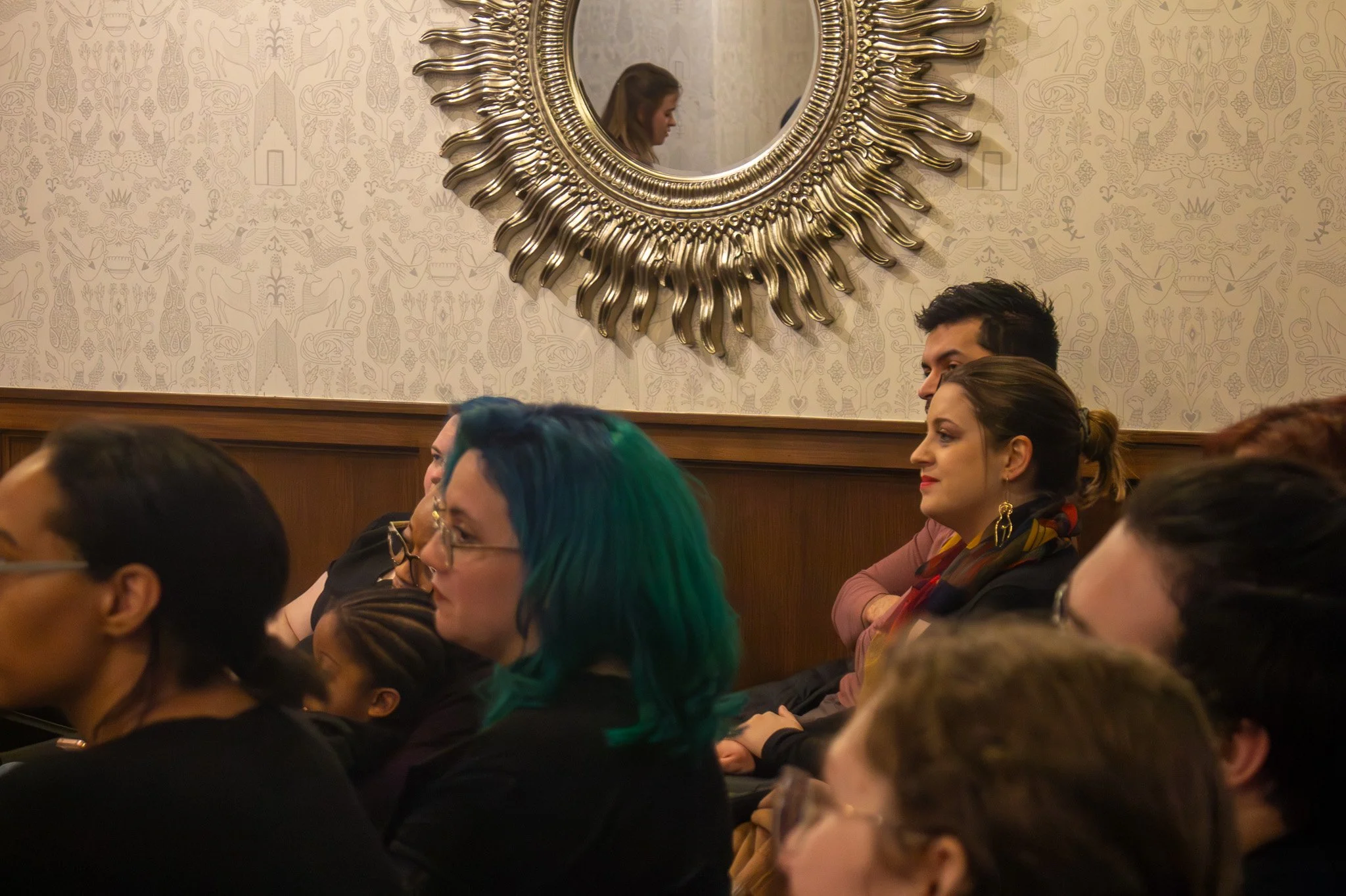 A full house watches Emily Peterson perform as Juliet