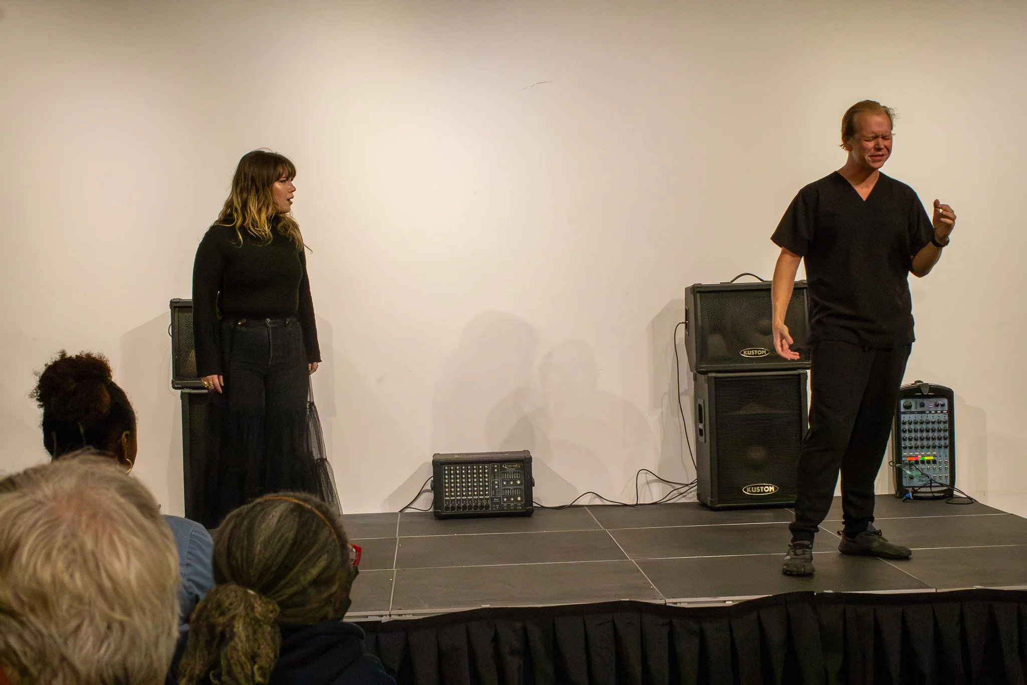 Actors Ashe Baileigh and Thomas Hunt