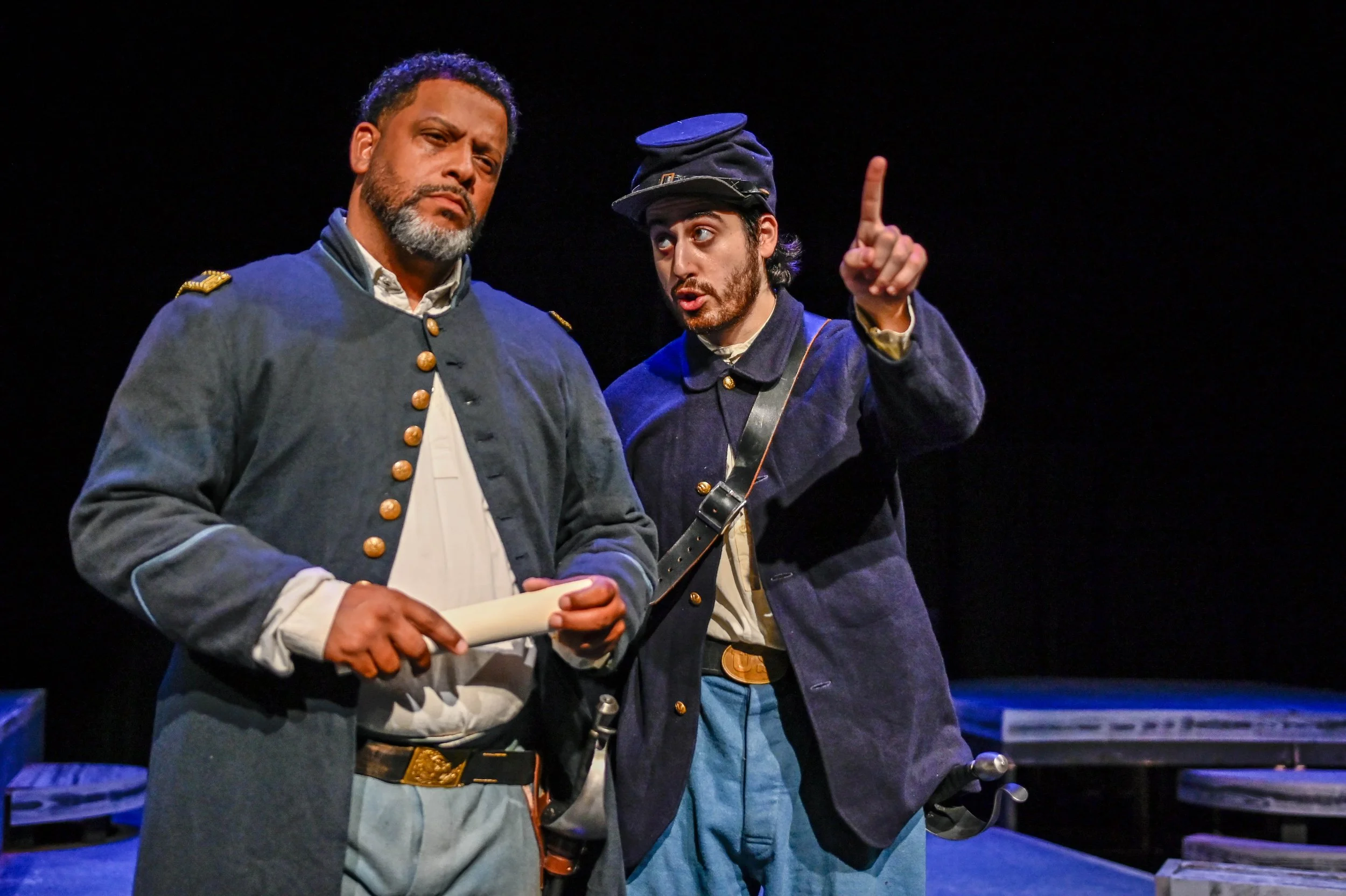 David Harris as Othello and Karam Alkhatib as Iago