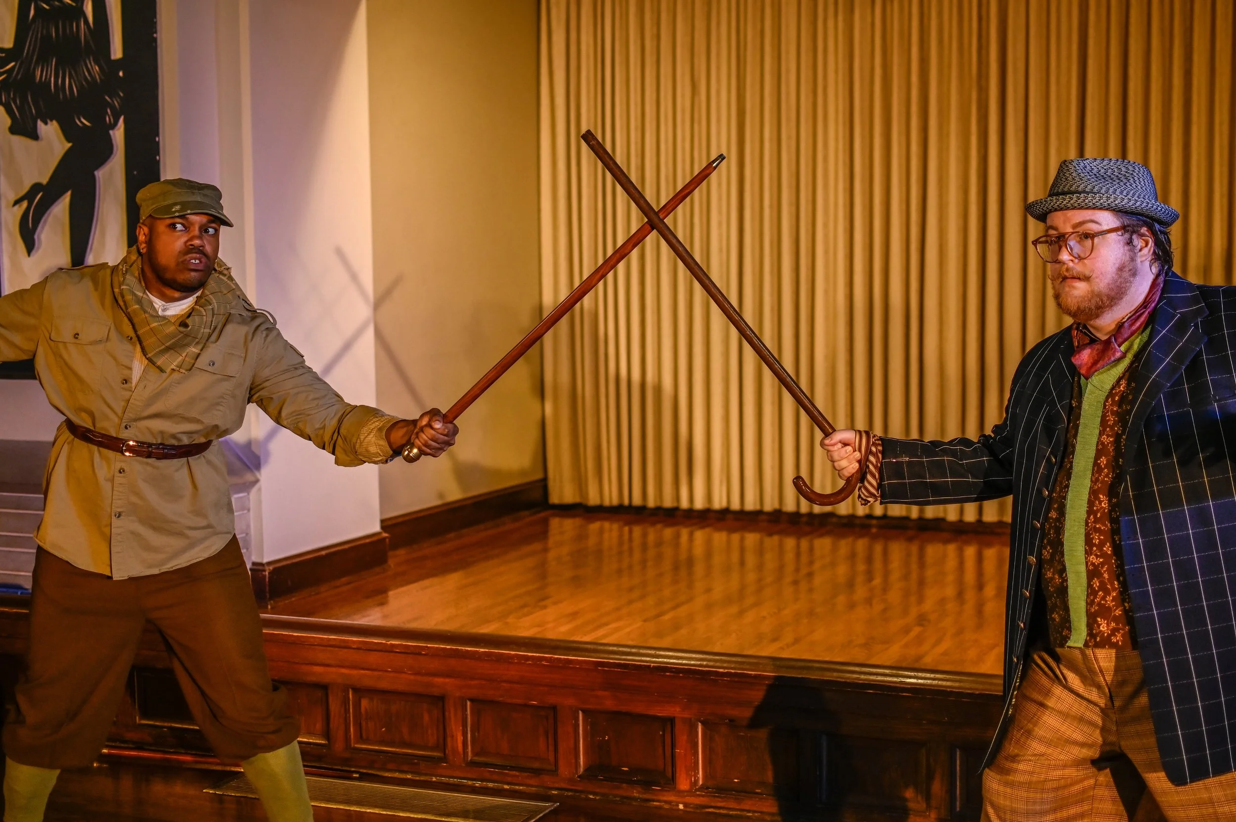 Ibrahim Buyckes as Antonio and Quinn Blakely as Sir Toby Belch