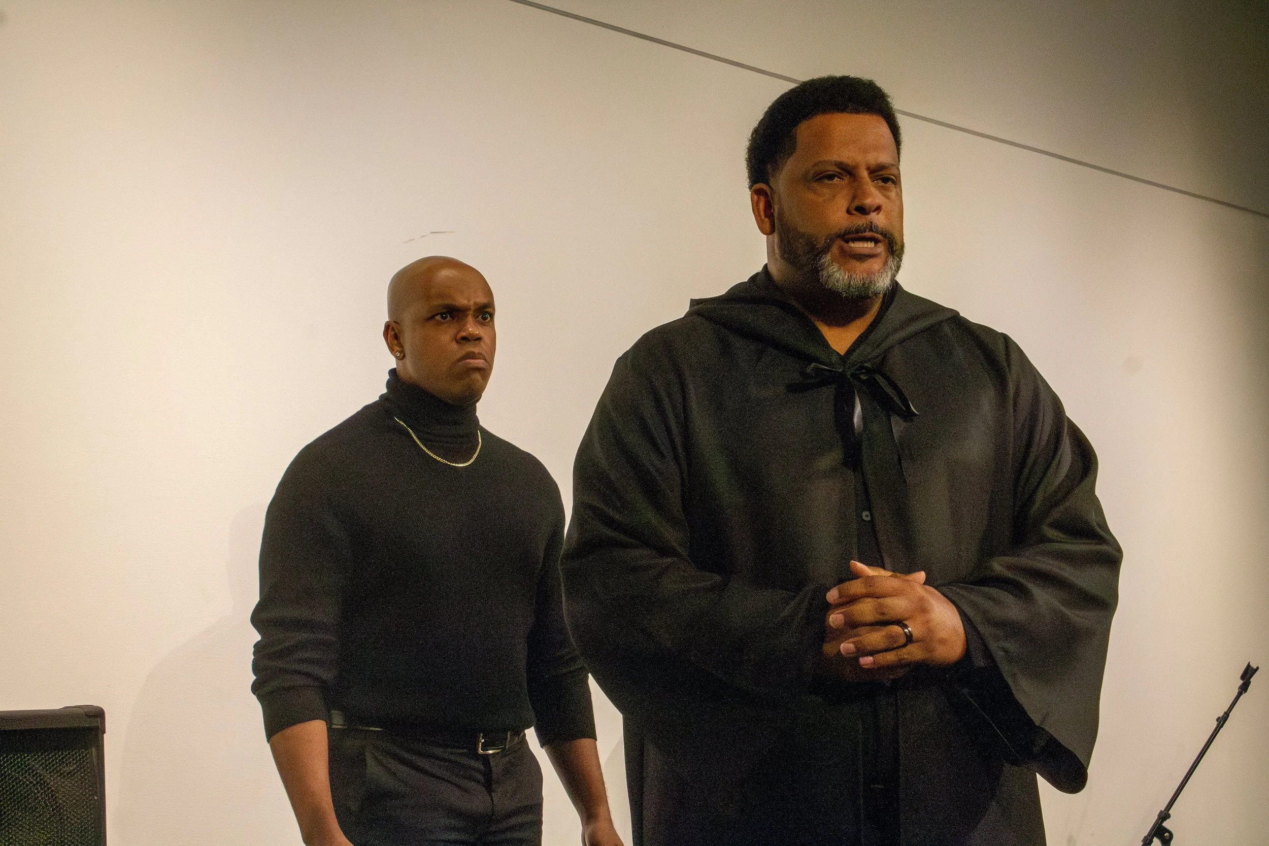 Actors David Harris and Ibrahim Buyckes