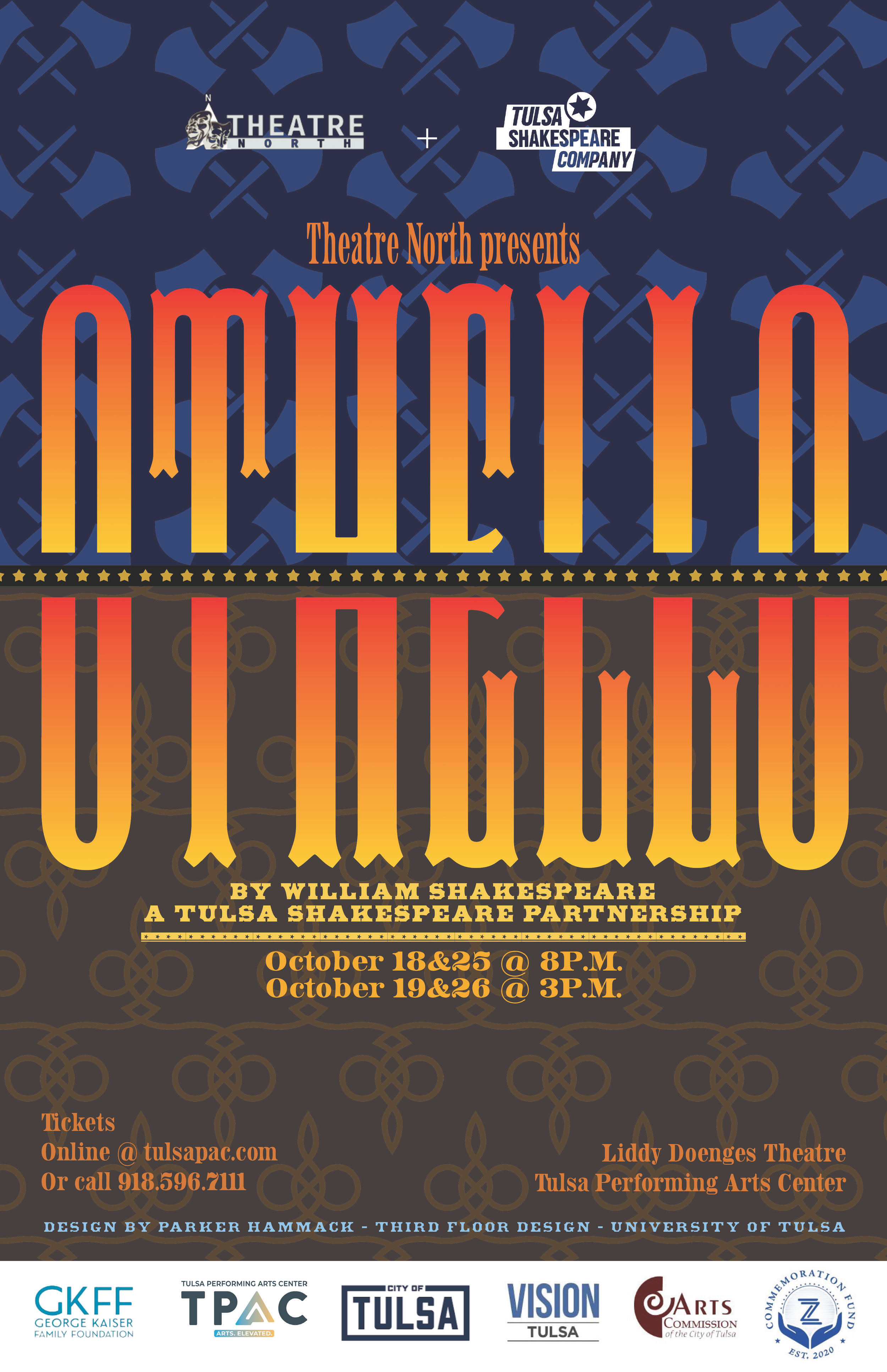 Show poster for "Othello"