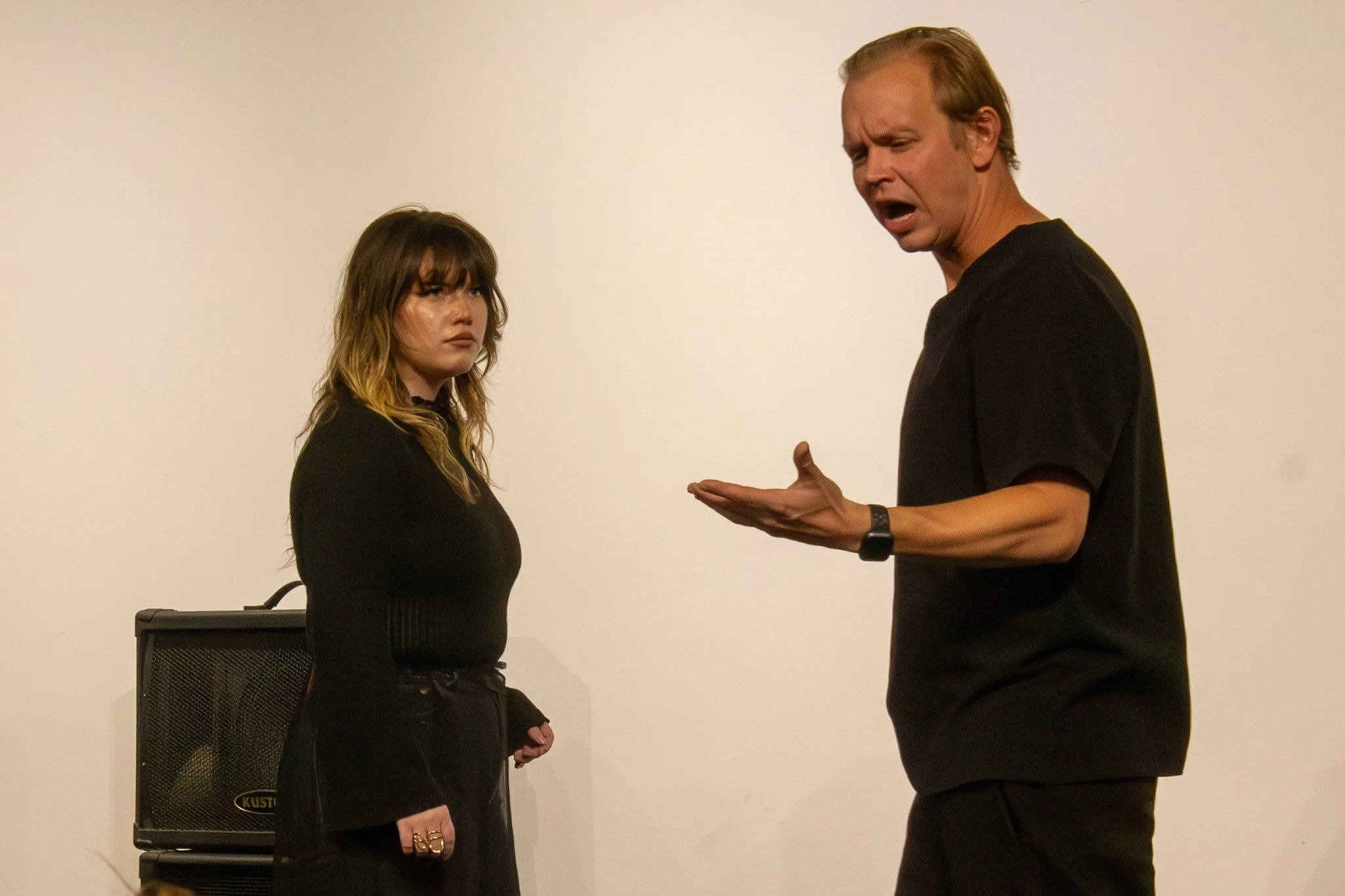 Actors Ashe Baileigh and Thomas Hunt