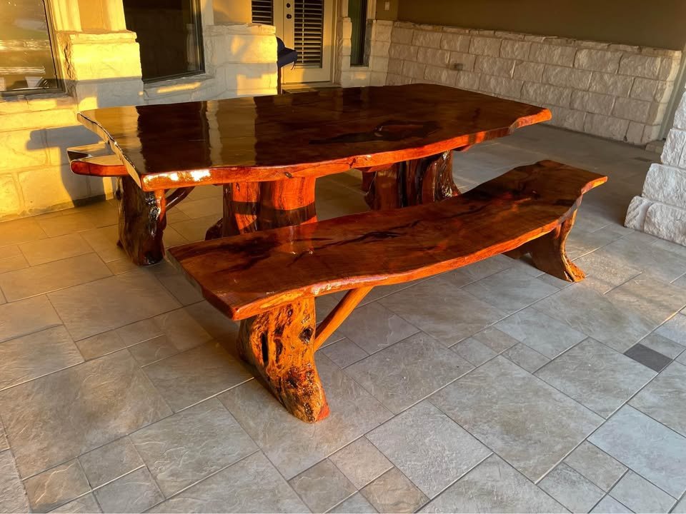 Mesquite Root-style Table #027